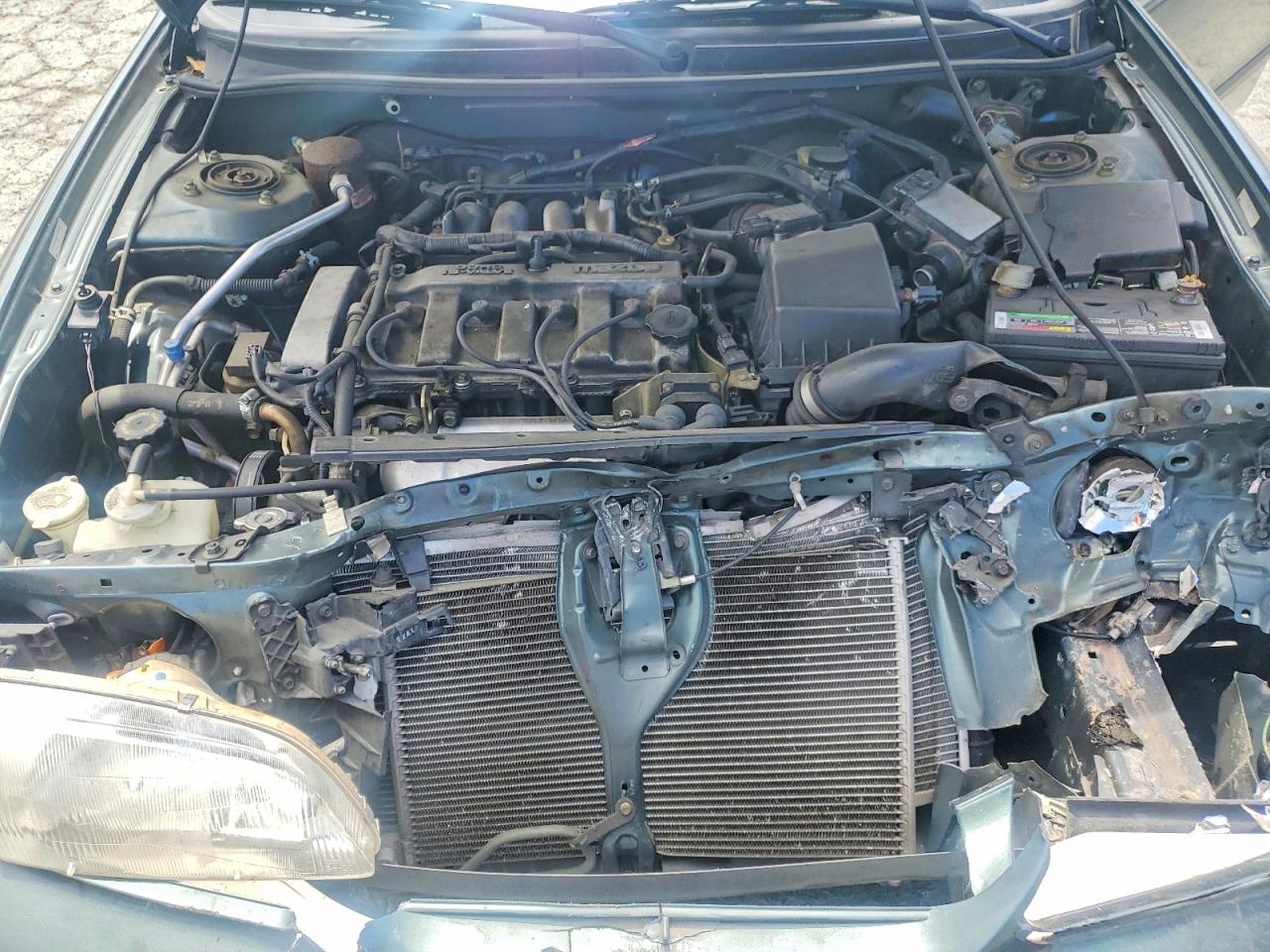 1999 Mazda 626 Es Green vin: 1YVGF22C3X5853466