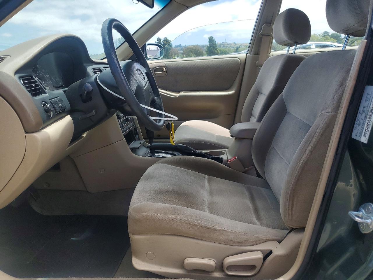 1999 Mazda 626 Es Green vin: 1YVGF22C3X5853466