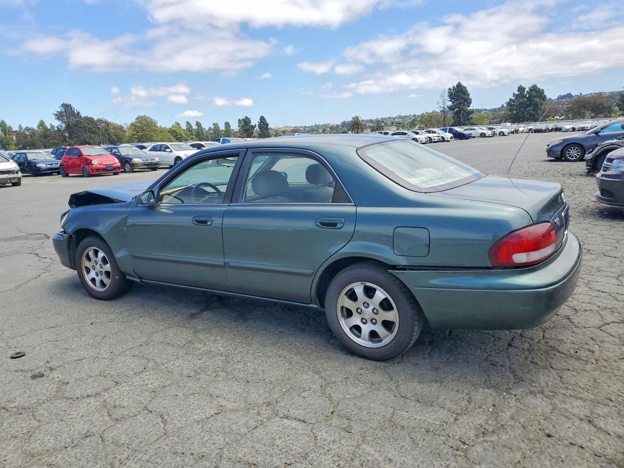 1999 Mazda 626 Es Green vin: 1YVGF22C3X5853466
