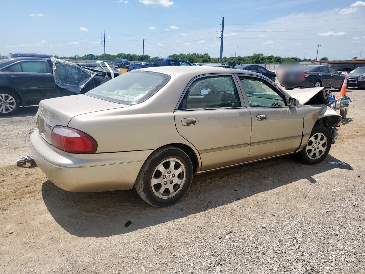 2001 Mazda 626 Es Beige vin: 1YVGF22C515252146