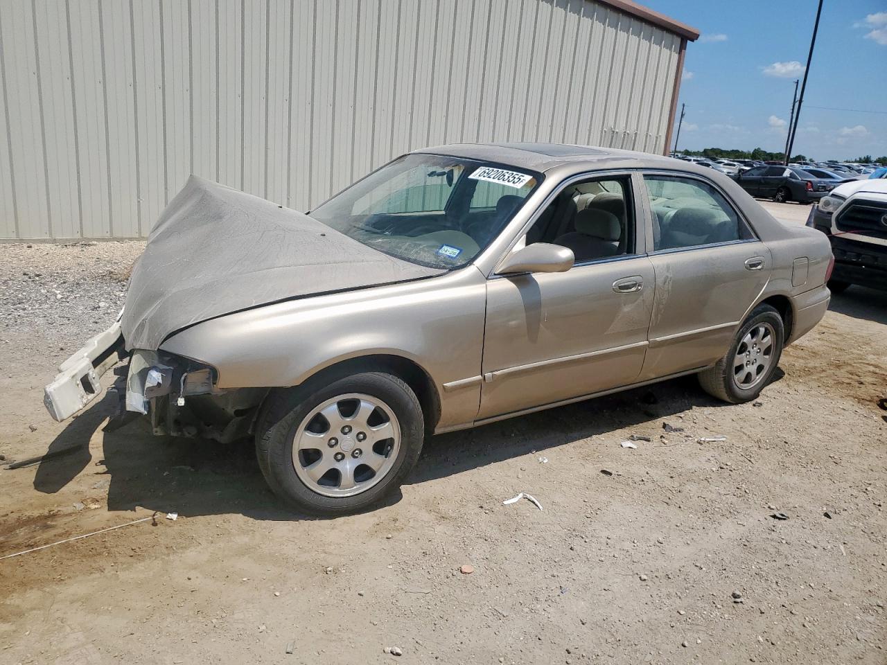 2001 Mazda 626 Es Beige vin: 1YVGF22C515252146