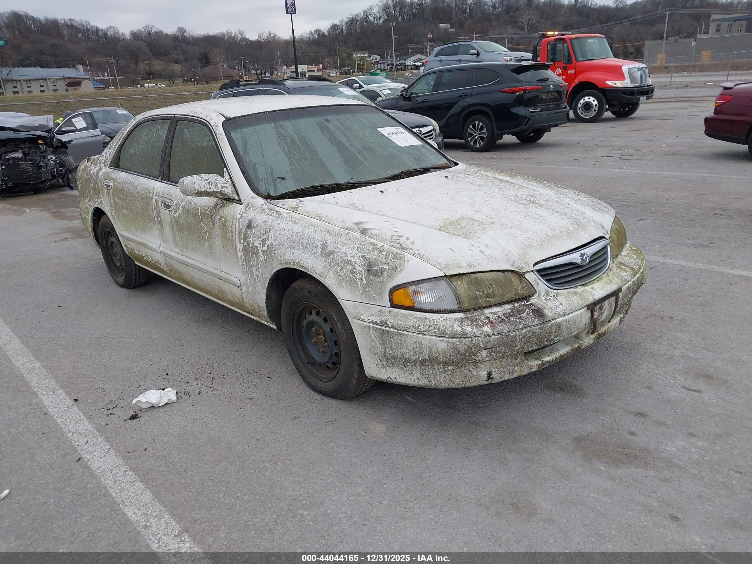 1998 Mazda 626 Dx/lx White vin: 1YVGF22C5W5778929