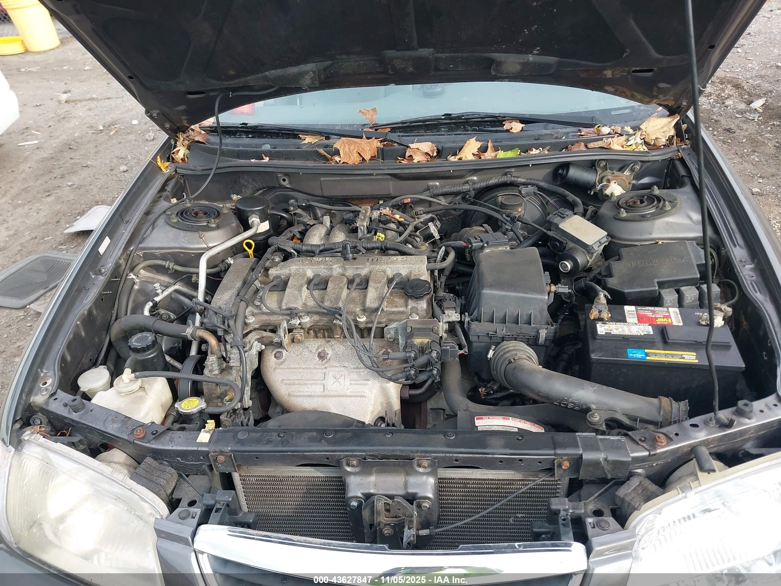 2001 Mazda 626 Es/lx Gray vin: 1YVGF22C615214456