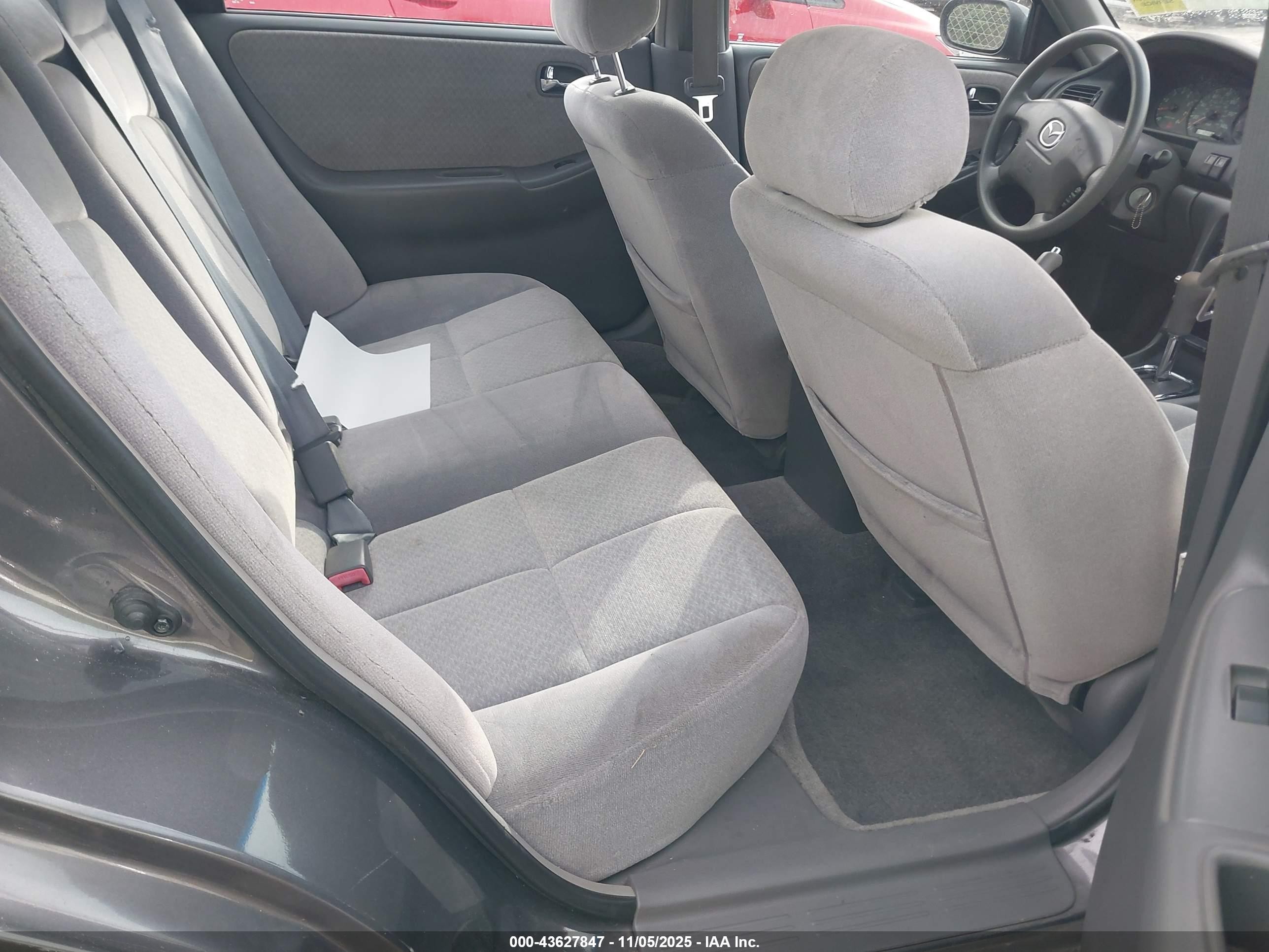 2001 Mazda 626 Es/lx Gray vin: 1YVGF22C615214456