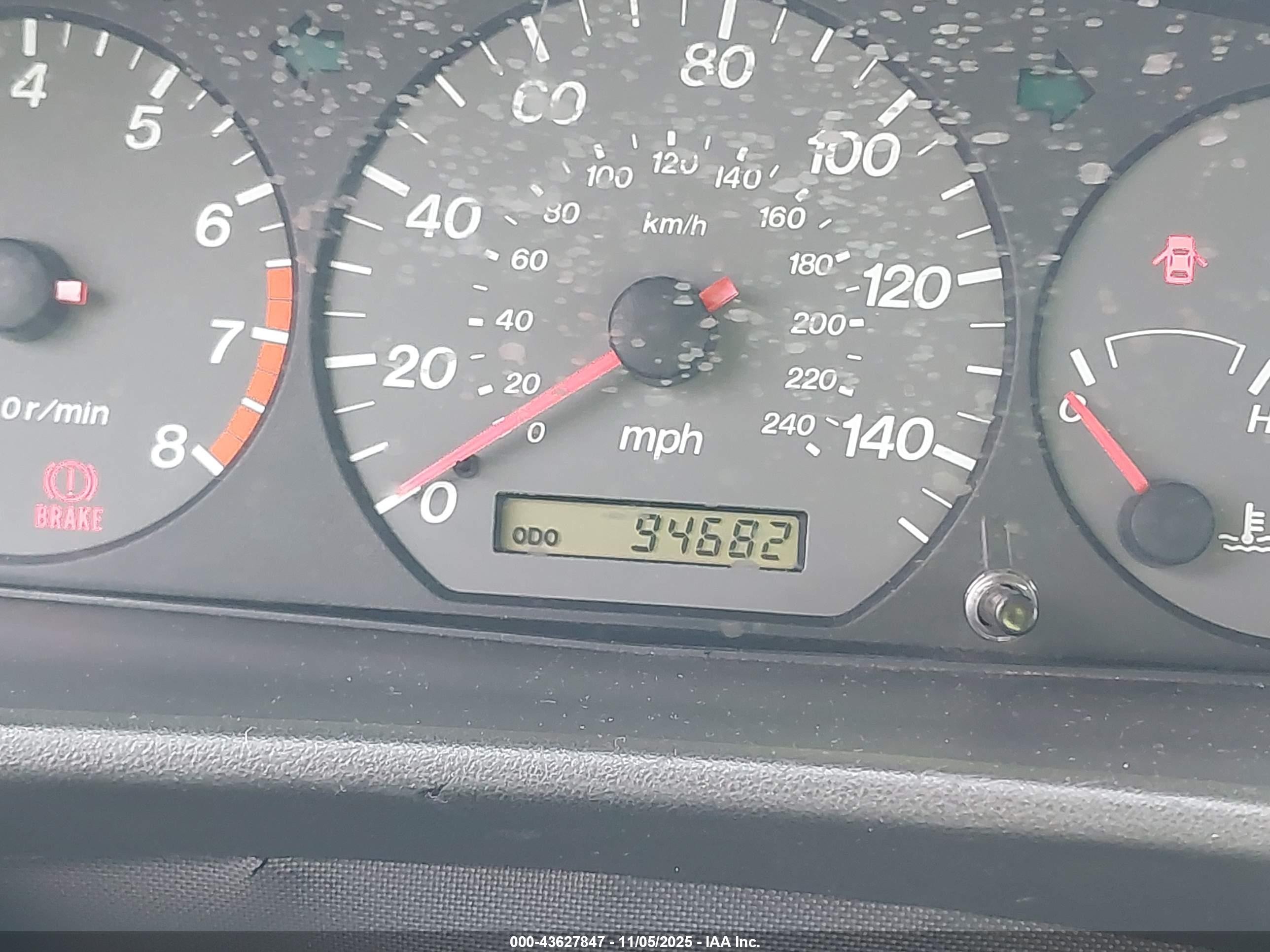 2001 Mazda 626 Es/lx Gray vin: 1YVGF22C615214456