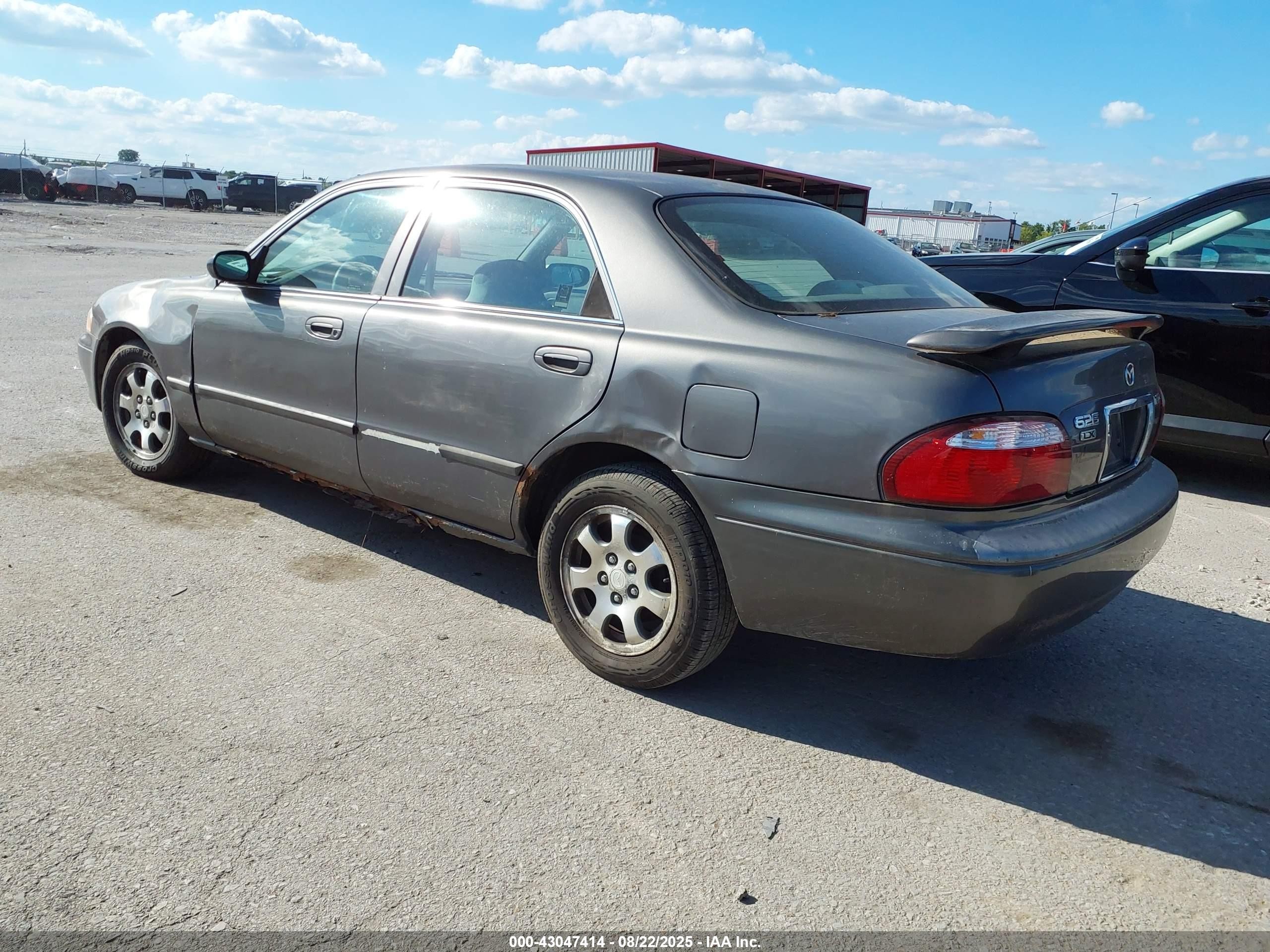 2001 Mazda 626 Es/lx Gray vin: 1YVGF22C615251202