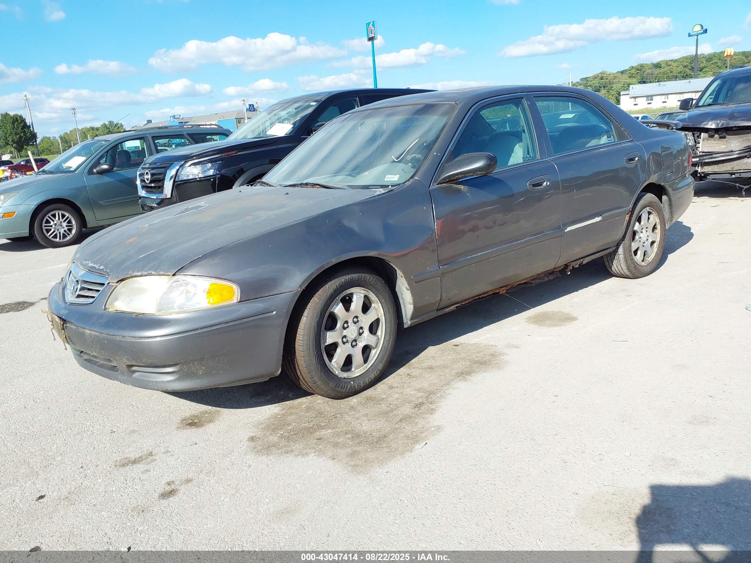 2001 Mazda 626 Es/lx Gray vin: 1YVGF22C615251202