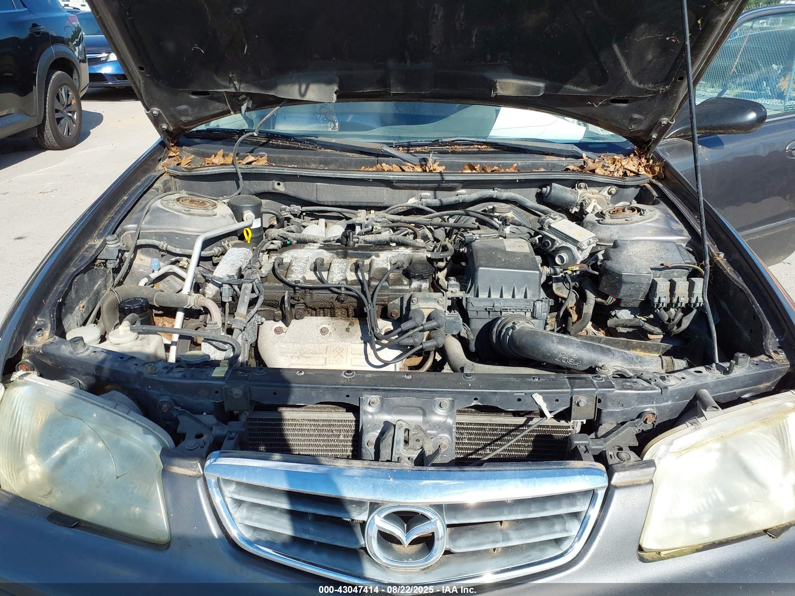 2001 Mazda 626 Es/lx Gray vin: 1YVGF22C615251202