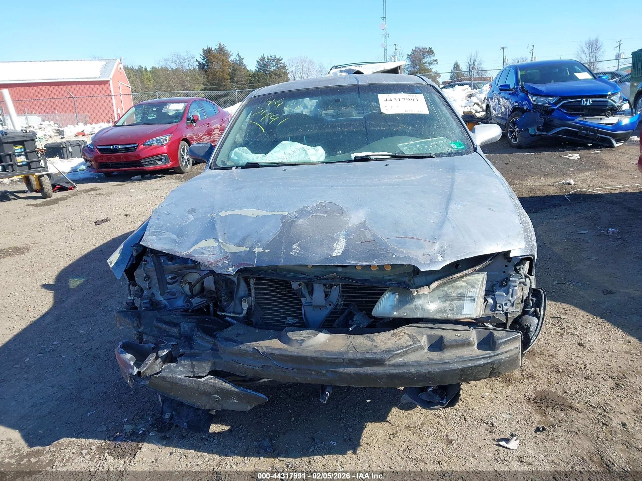 1998 Mazda 626 Dx/lx Blue vin: 1YVGF22C6W5698314