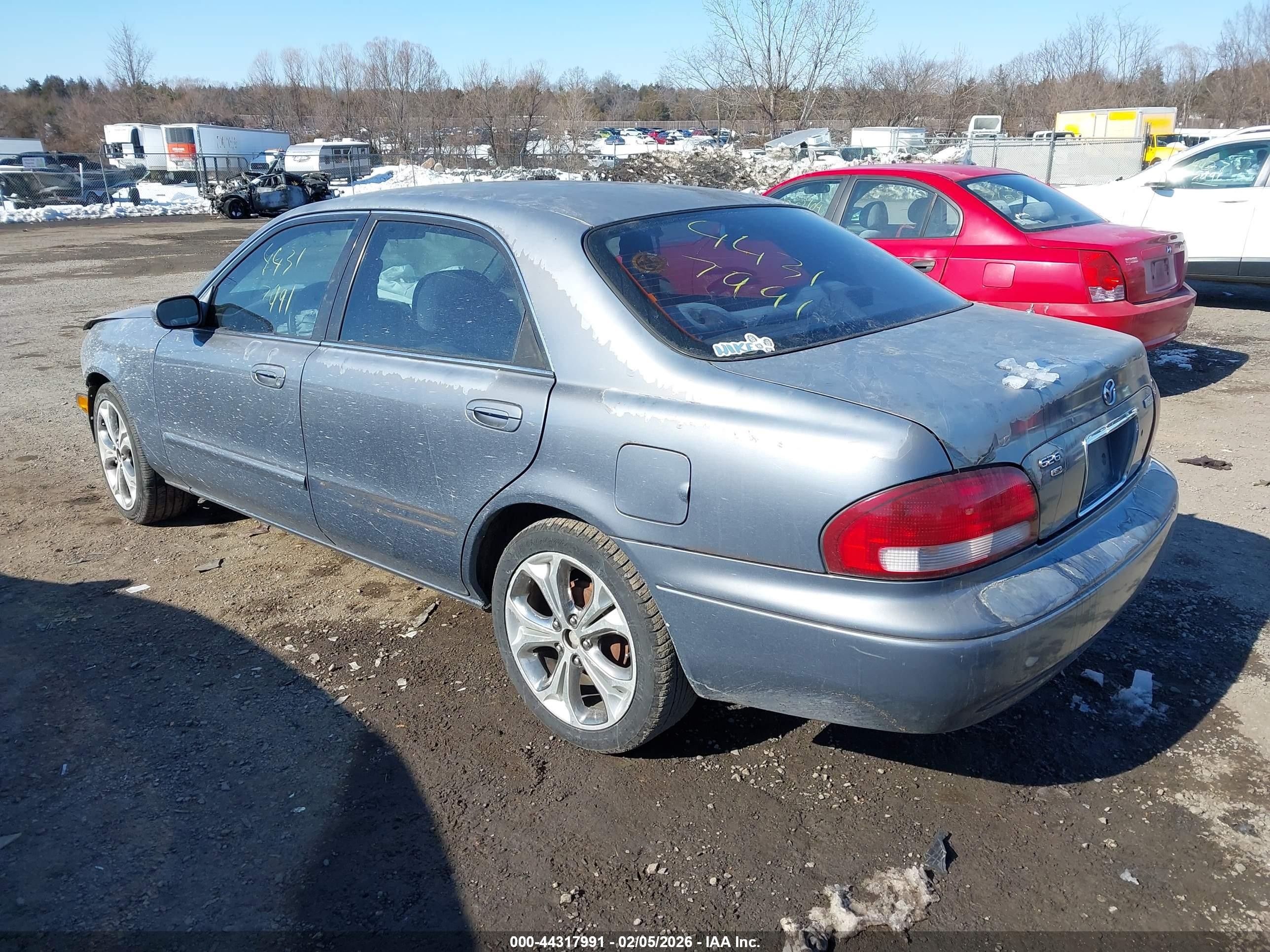 1998 Mazda 626 Dx/lx Blue vin: 1YVGF22C6W5698314