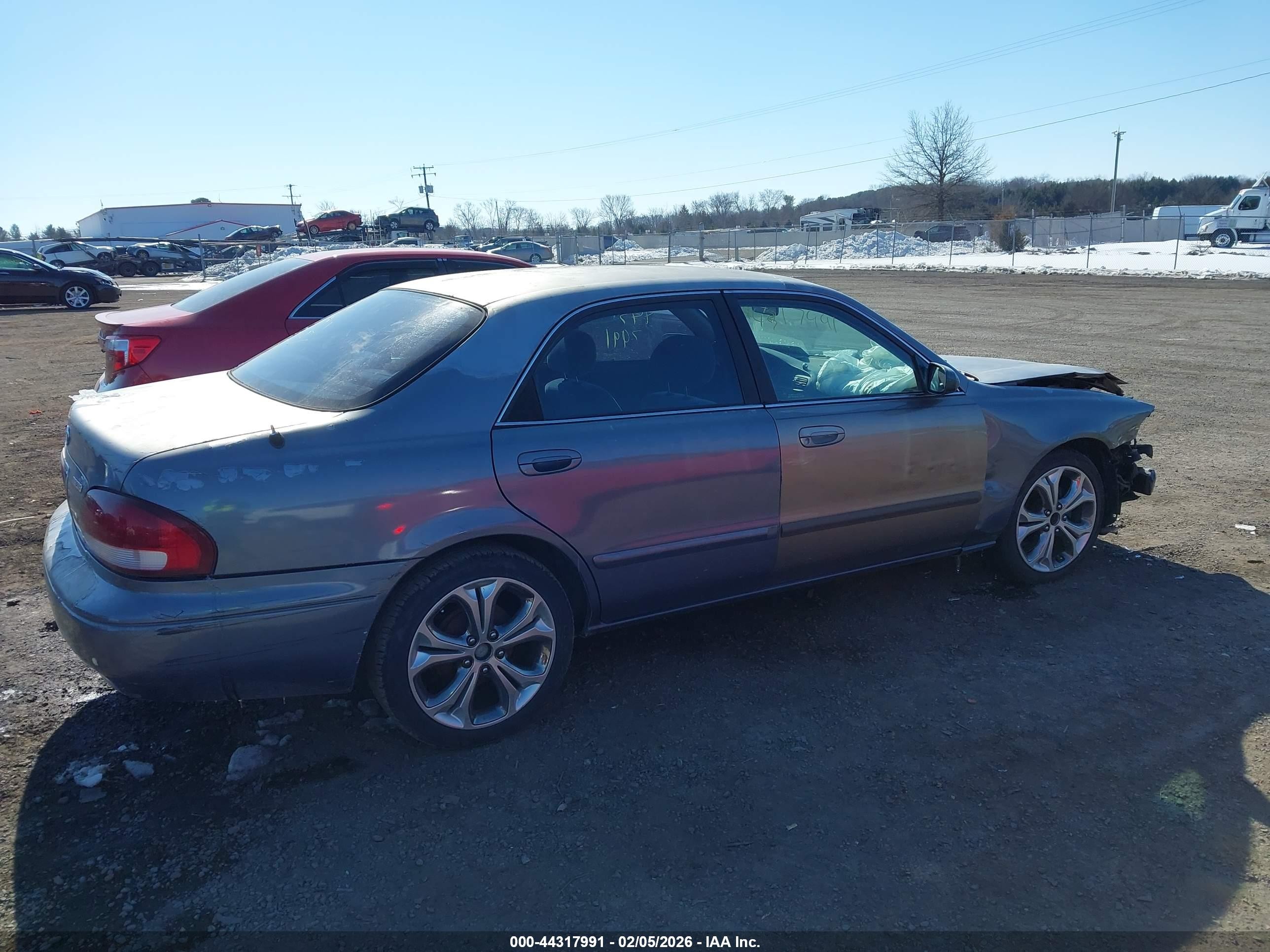 1998 Mazda 626 Dx/lx Blue vin: 1YVGF22C6W5698314