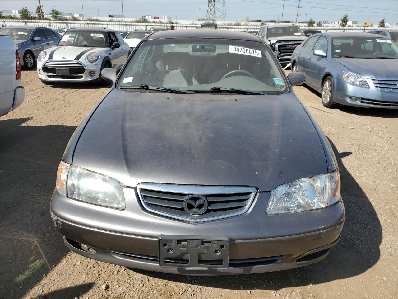 2001 Mazda 626 Es Gray vin: 1YVGF22C715200453