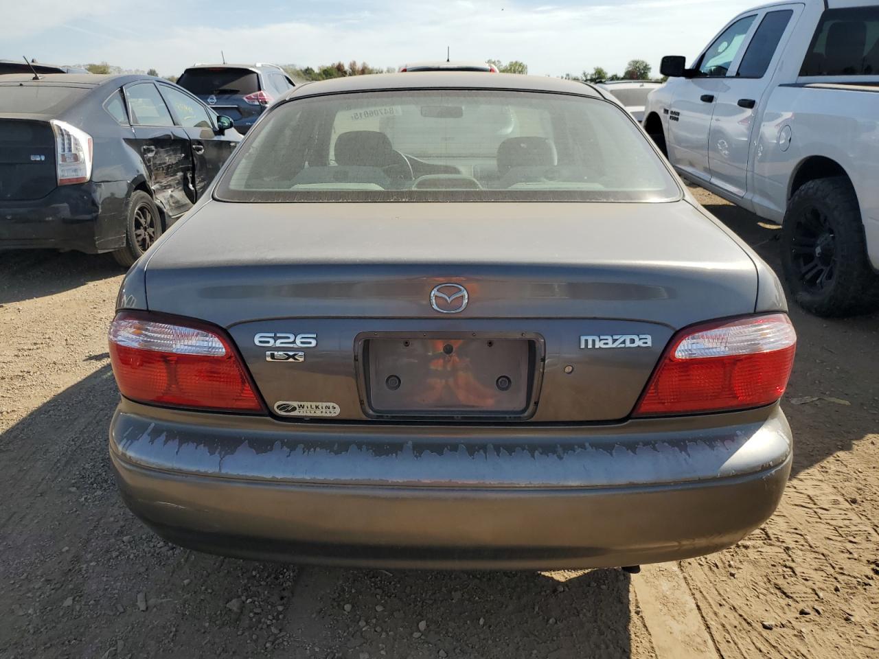 2001 Mazda 626 Es Gray vin: 1YVGF22C715200453