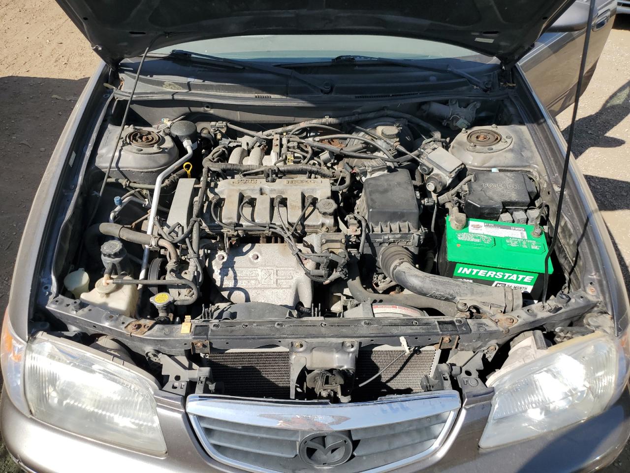 2001 Mazda 626 Es Gray vin: 1YVGF22C715200453