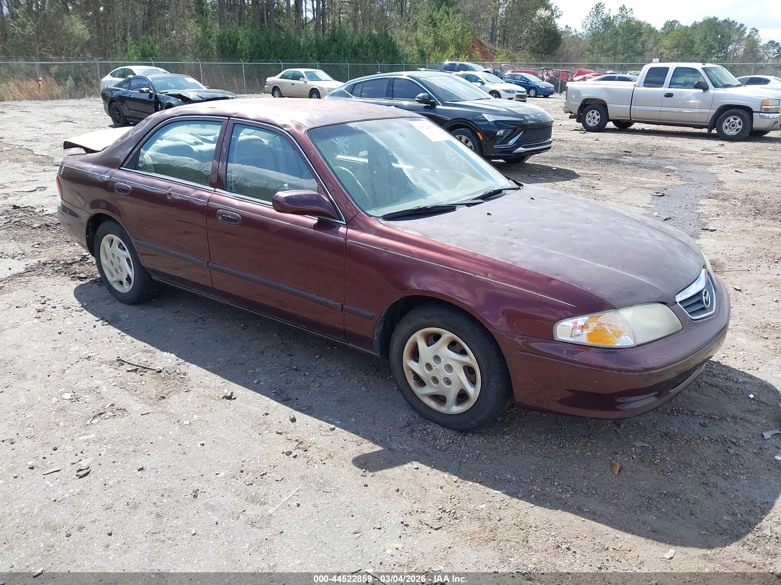 2001 Mazda 626 Es/lx Red vin: 1YVGF22C715220847