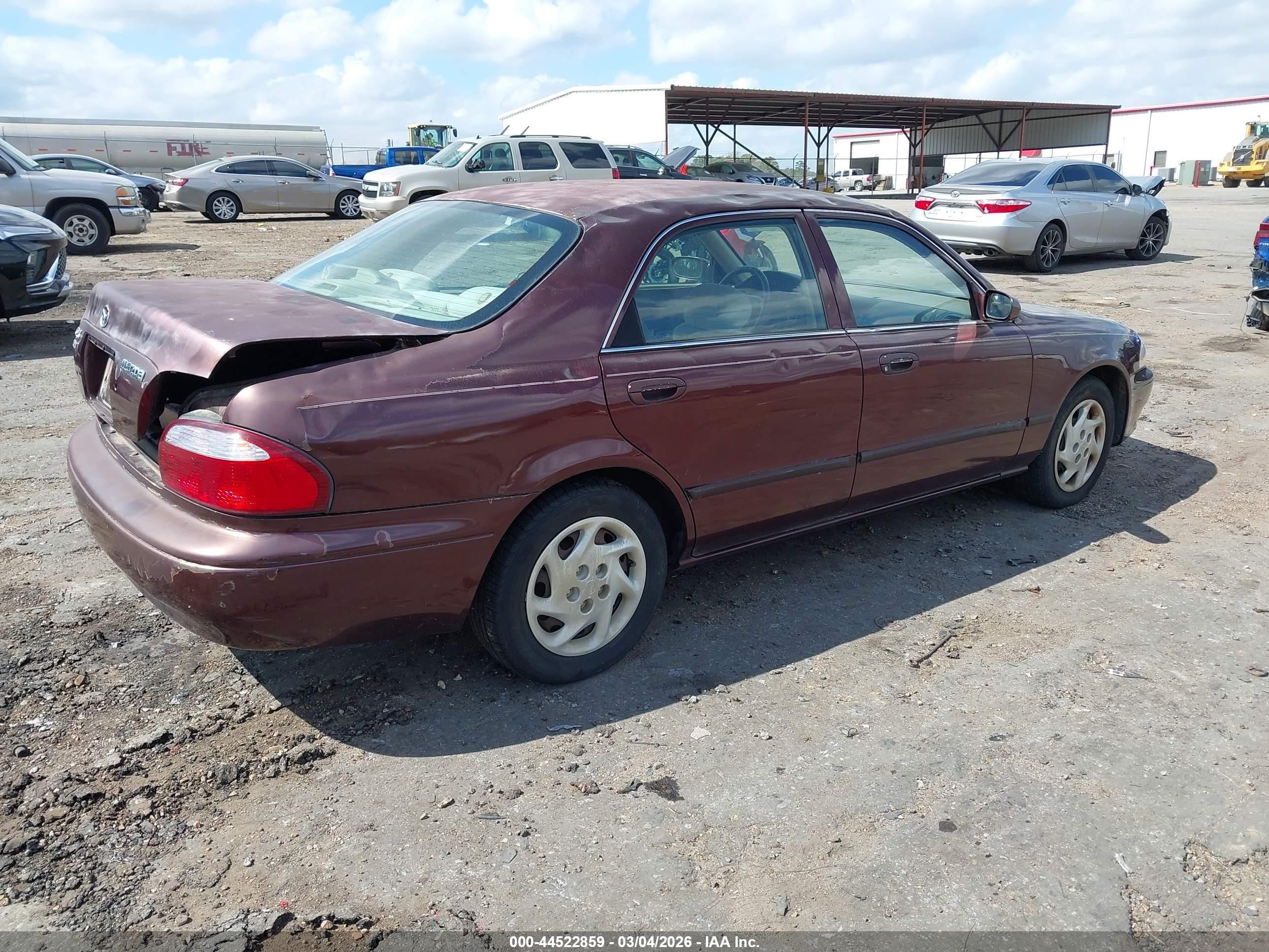 2001 Mazda 626 Es/lx Red vin: 1YVGF22C715220847