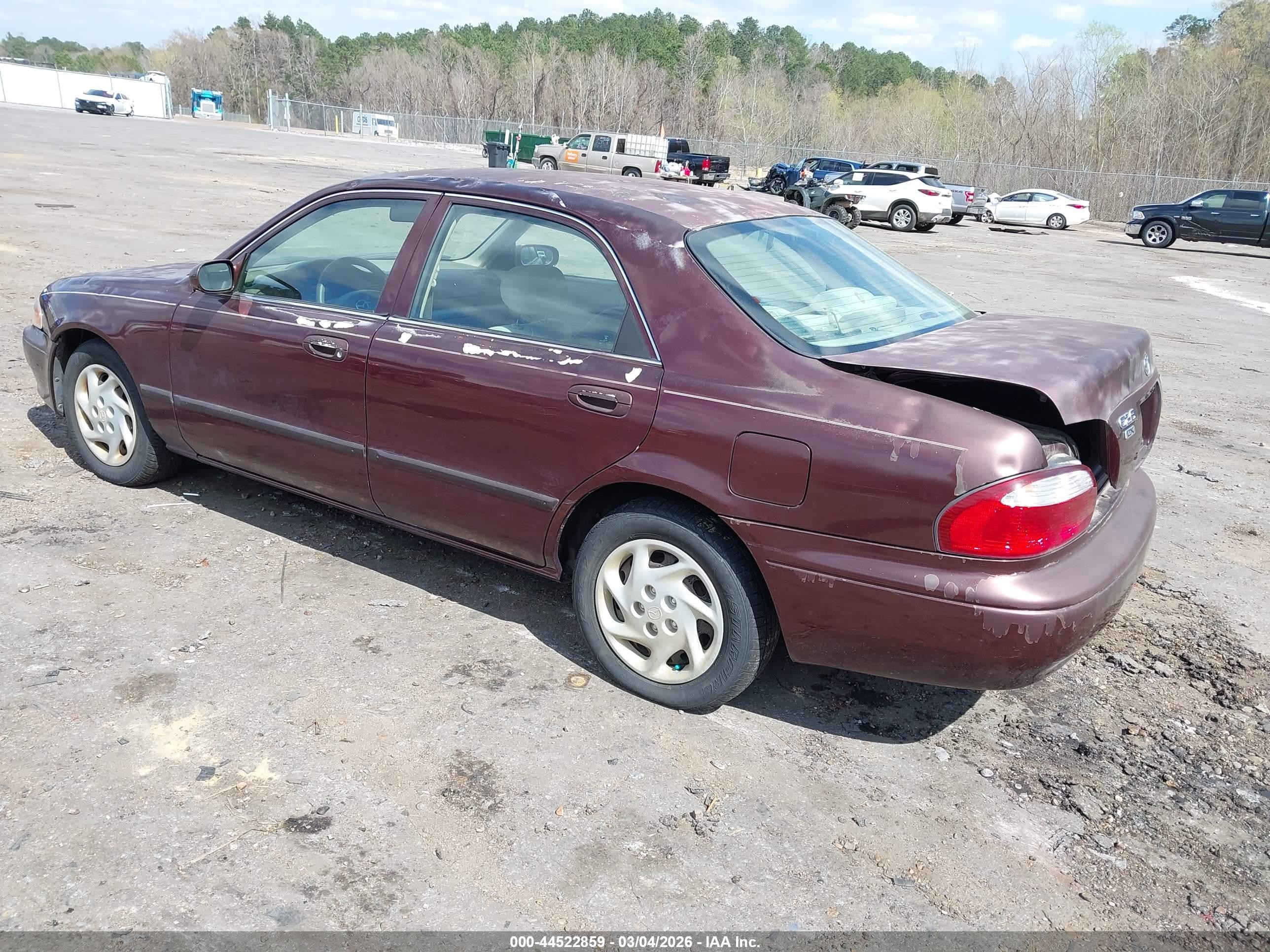 2001 Mazda 626 Es/lx Red vin: 1YVGF22C715220847
