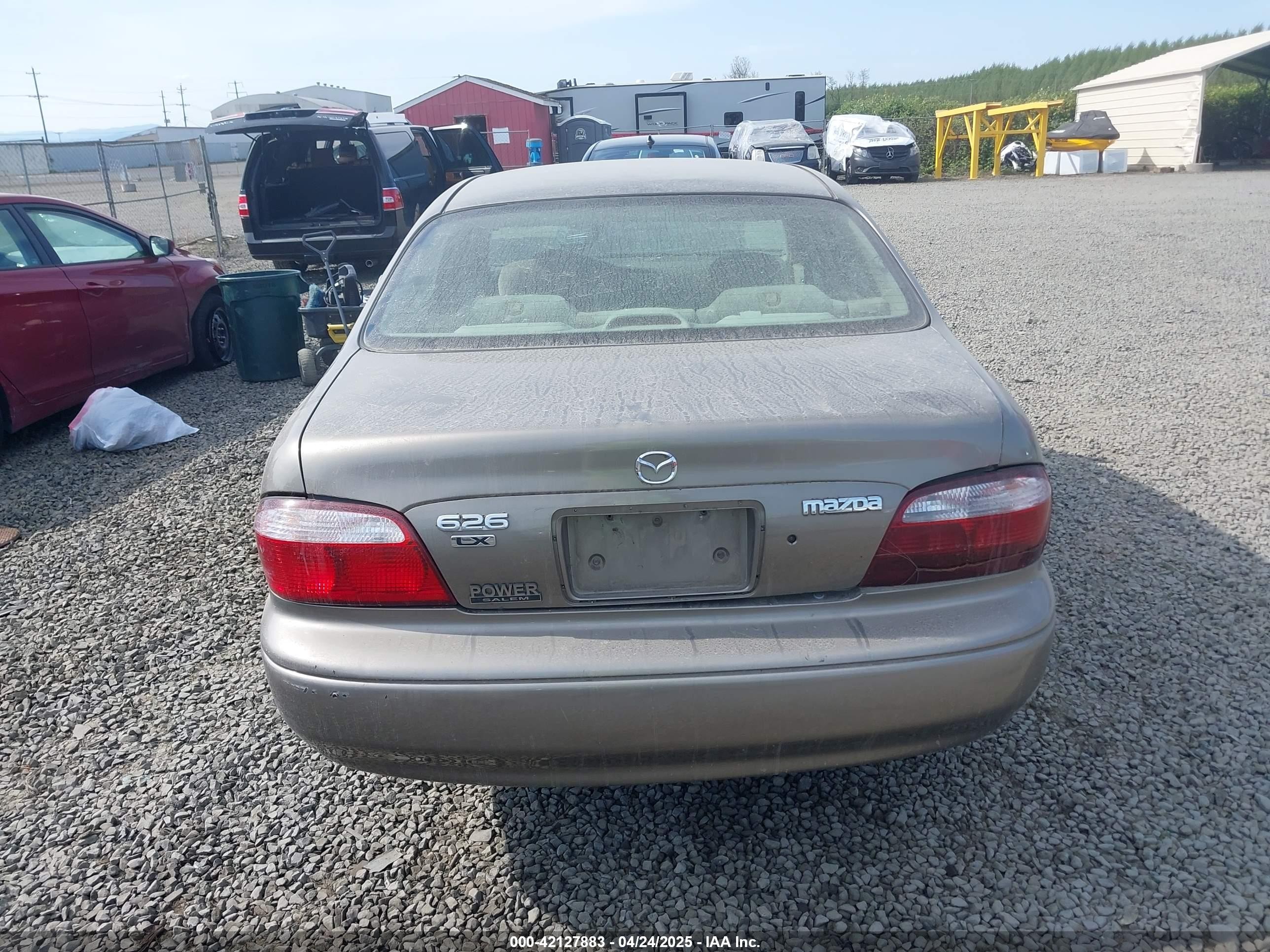 2001 Mazda 626 Es/lx Brown vin: 1YVGF22C815203829