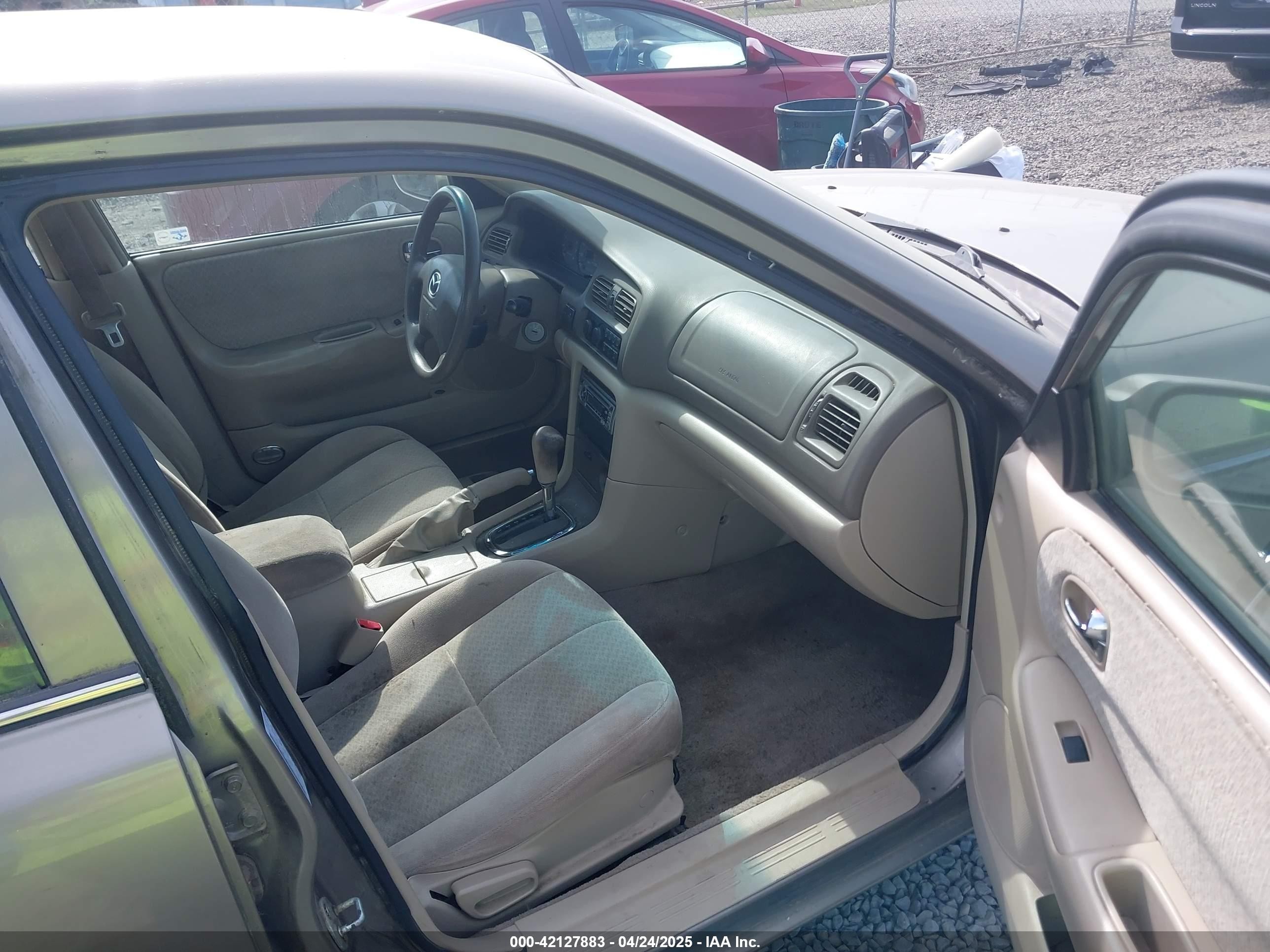 2001 Mazda 626 Es/lx Brown vin: 1YVGF22C815203829