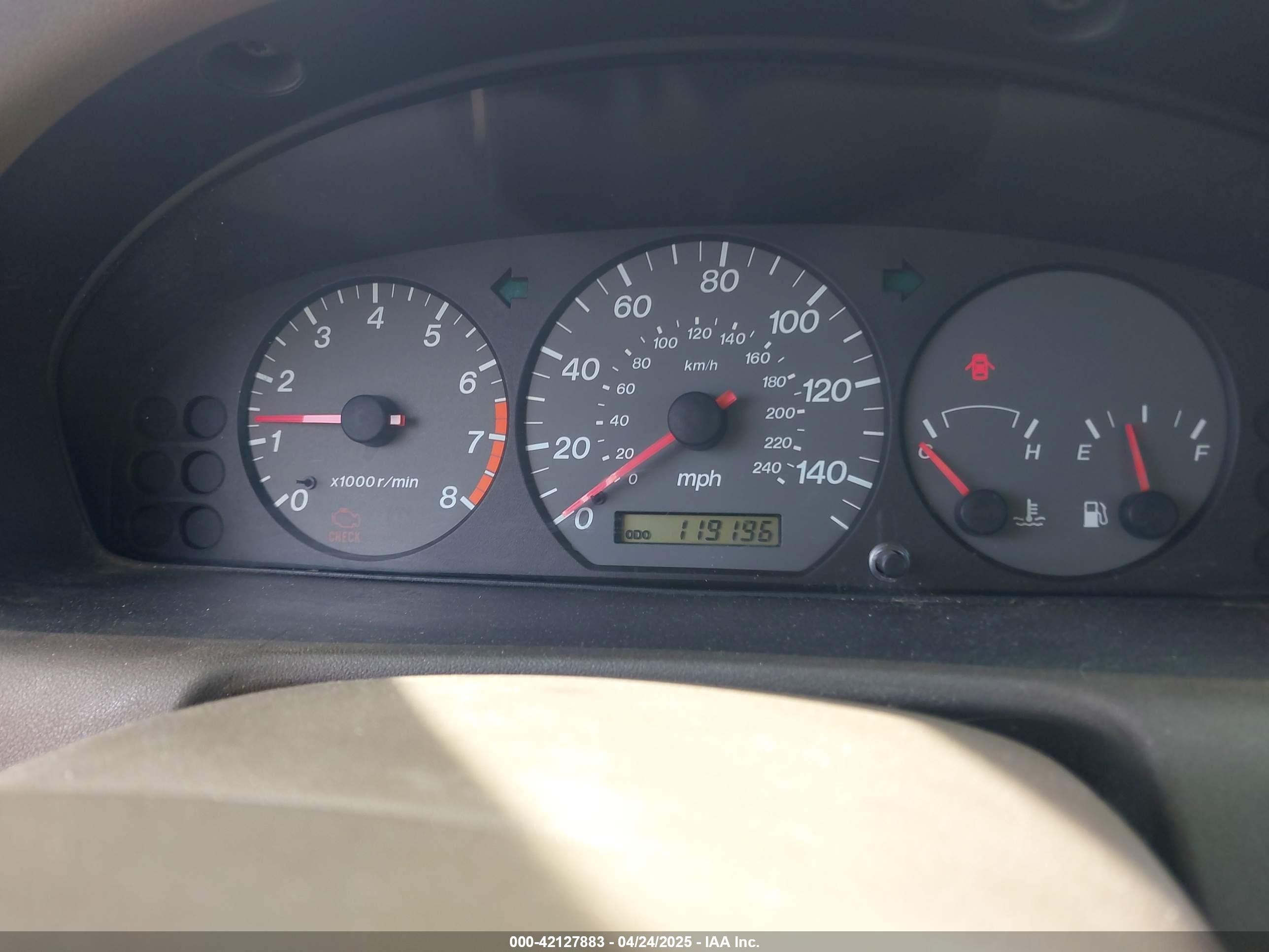2001 Mazda 626 Es/lx Brown vin: 1YVGF22C815203829