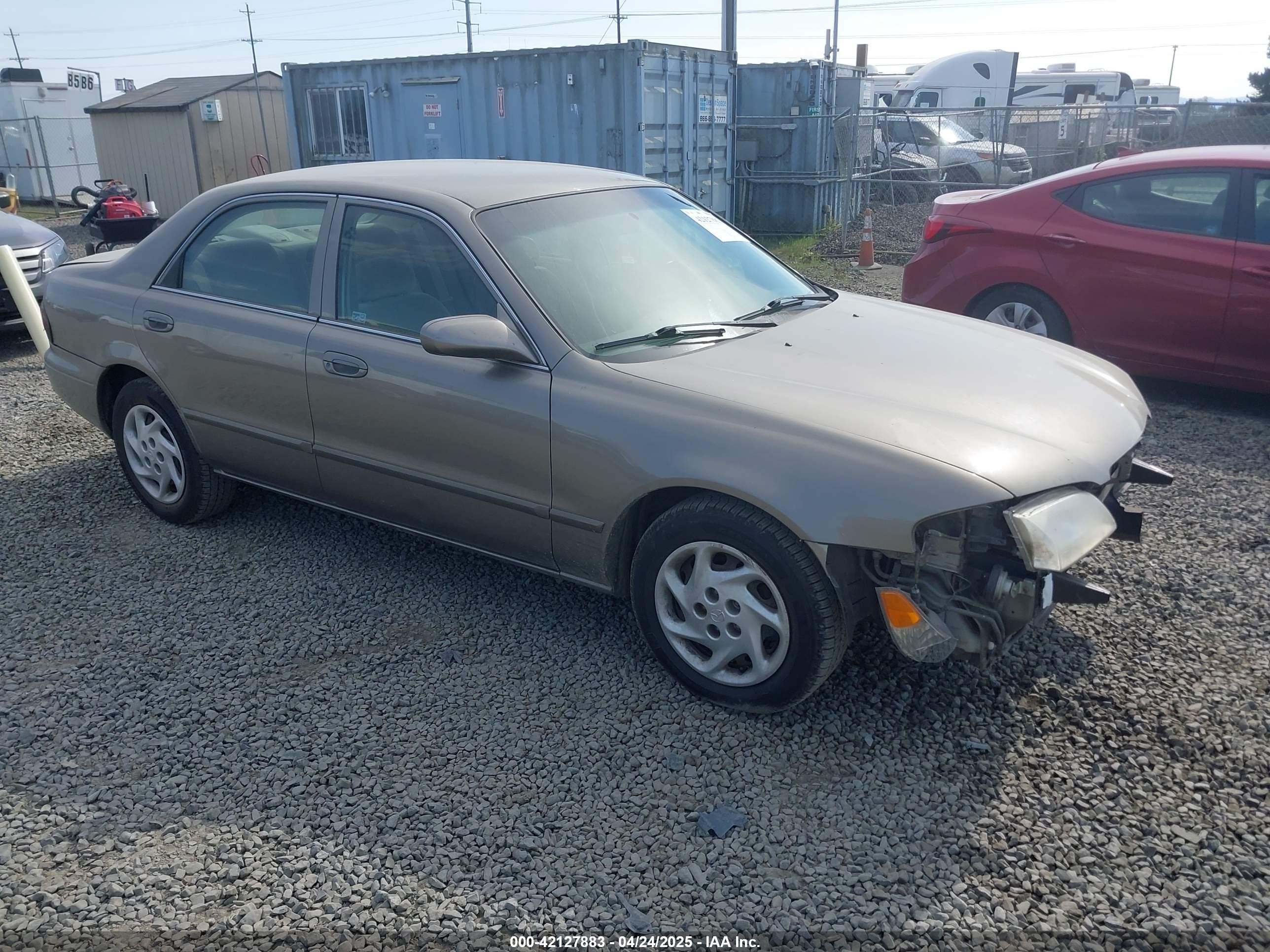 2001 Mazda 626 Es/lx Brown vin: 1YVGF22C815203829