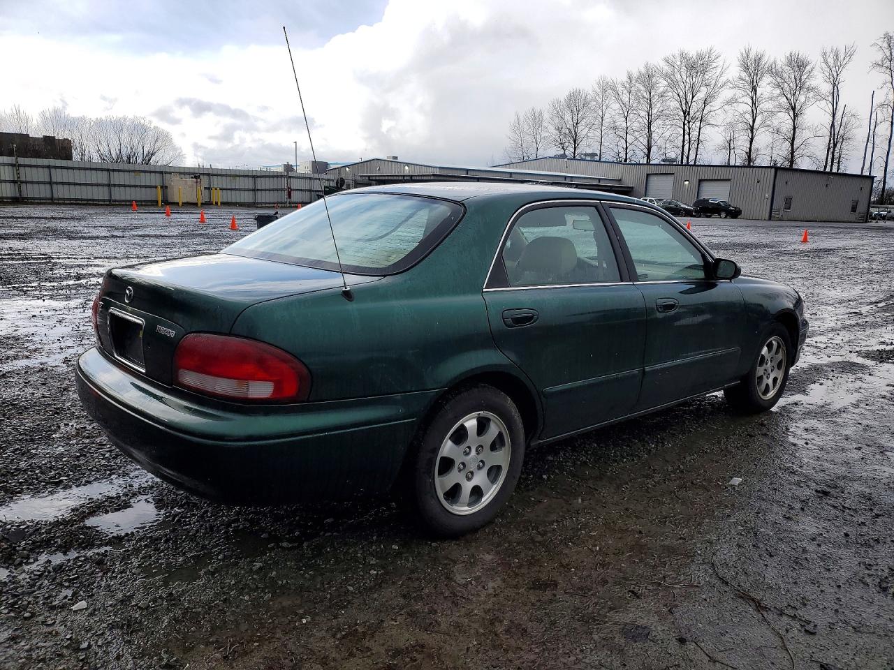 1998 Mazda 626 Dx Green vin: 1YVGF22C8W5752888