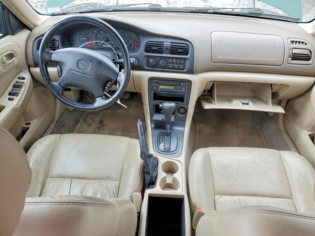1998 Mazda 626 Dx Green vin: 1YVGF22C8W5752888