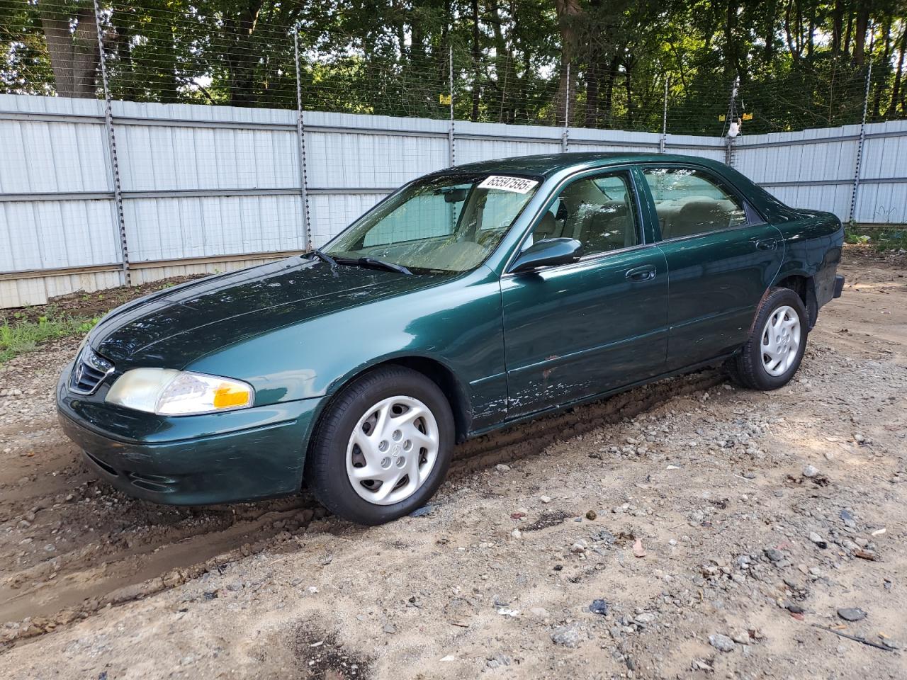 2001 Mazda 626 Es   Green vin: 1YVGF22C915244048
