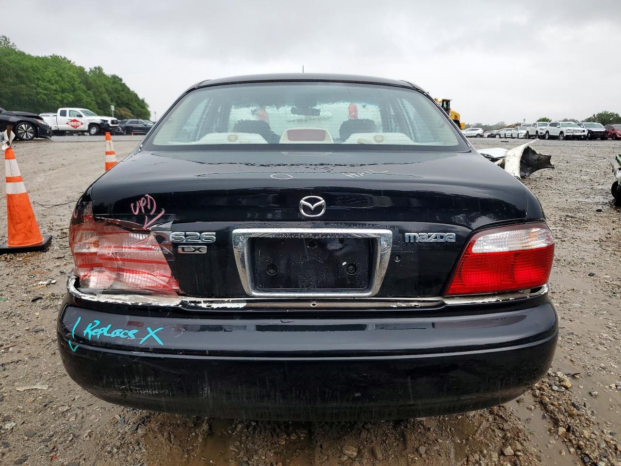 2000 Mazda 626 Es Black vin: 1YVGF22C9Y5130870