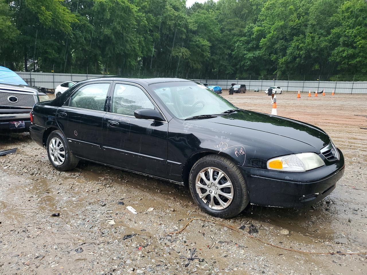 2000 Mazda 626 Es Black vin: 1YVGF22C9Y5130870