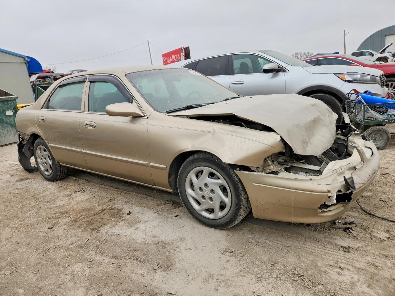 2001 Mazda 626 Es Gold vin: 1YVGF22CX15214105