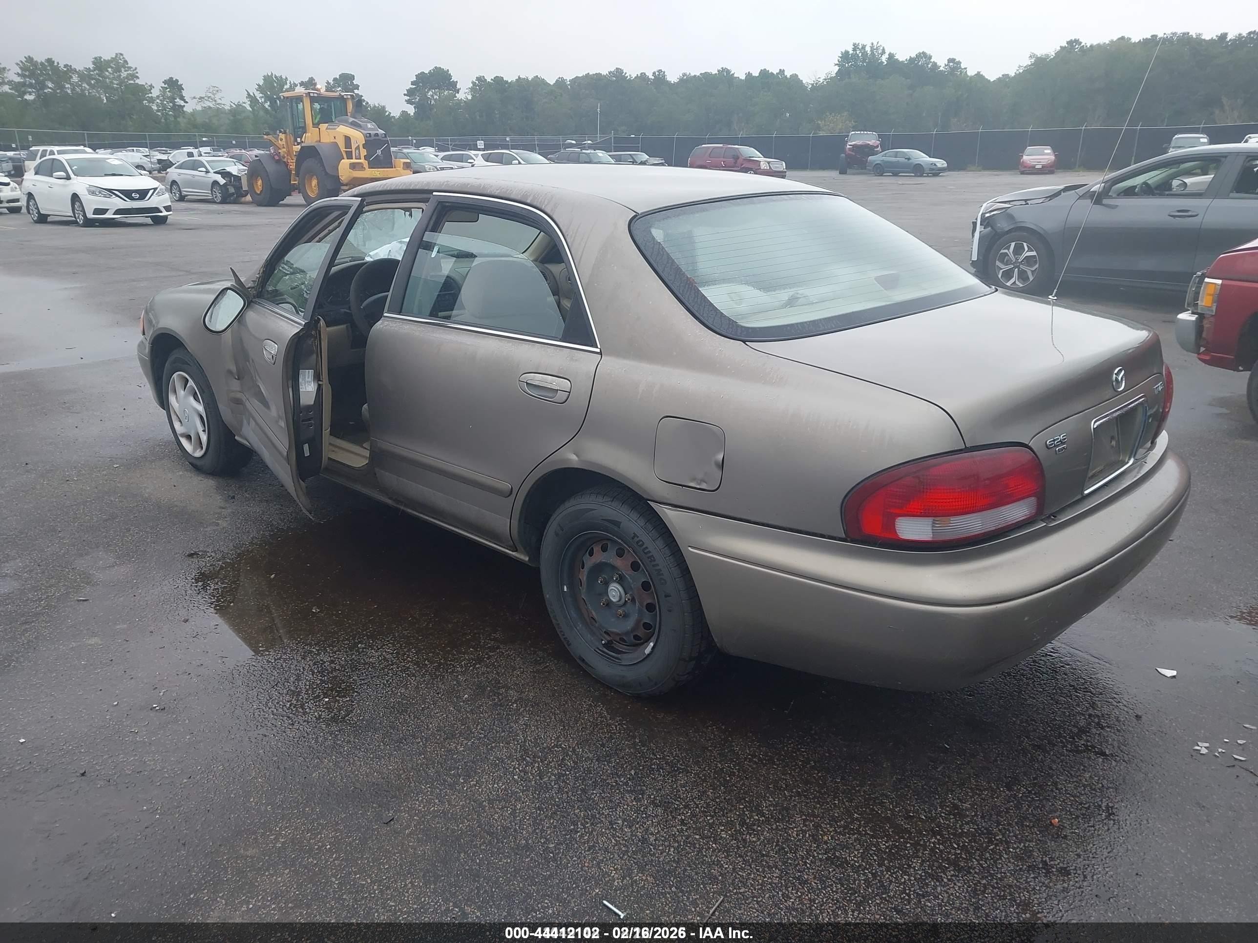 1998 Mazda 626 Dx/lx Gold vin: 1YVGF22CXW5736434
