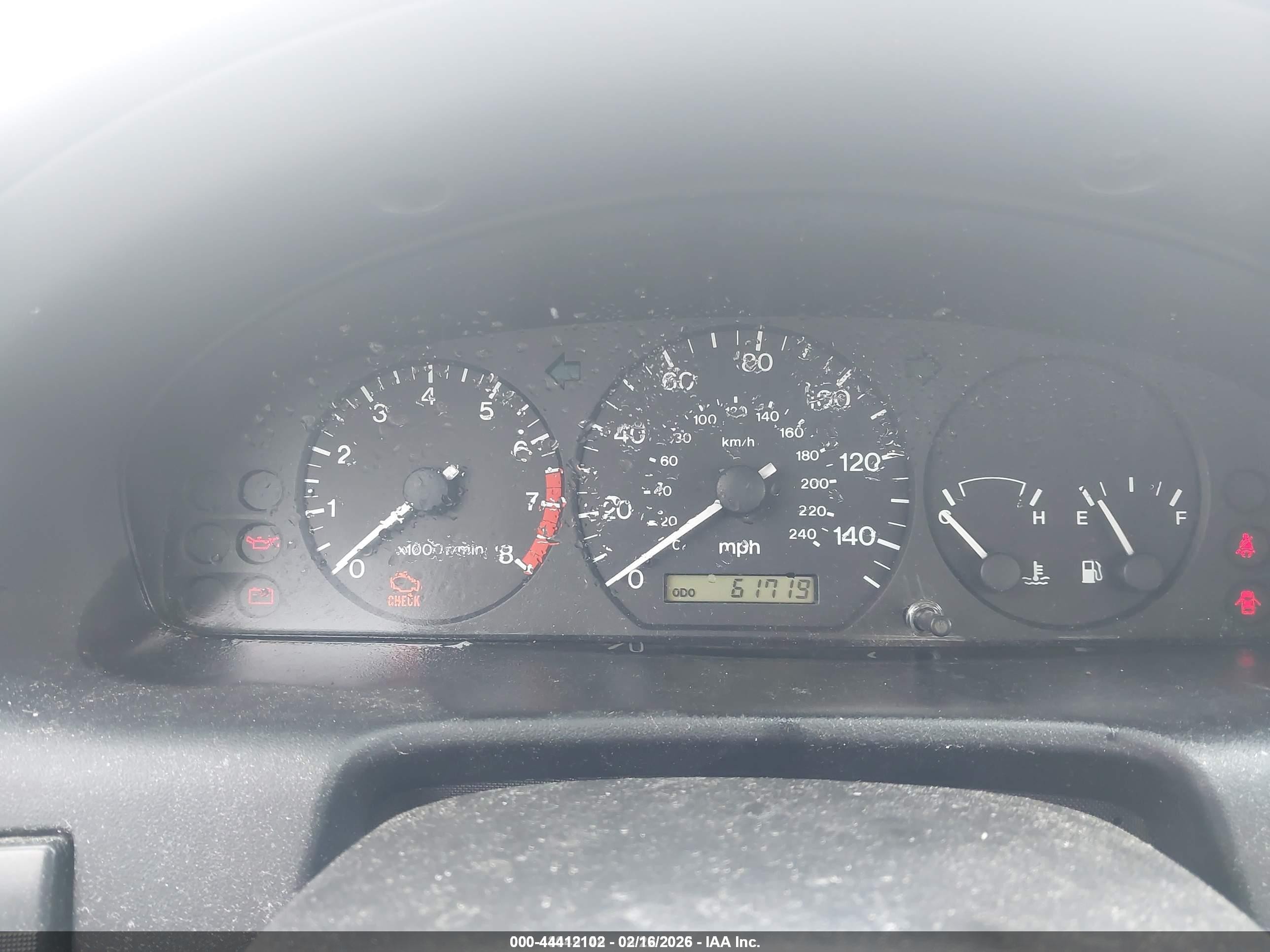 1998 Mazda 626 Dx/lx Gold vin: 1YVGF22CXW5736434