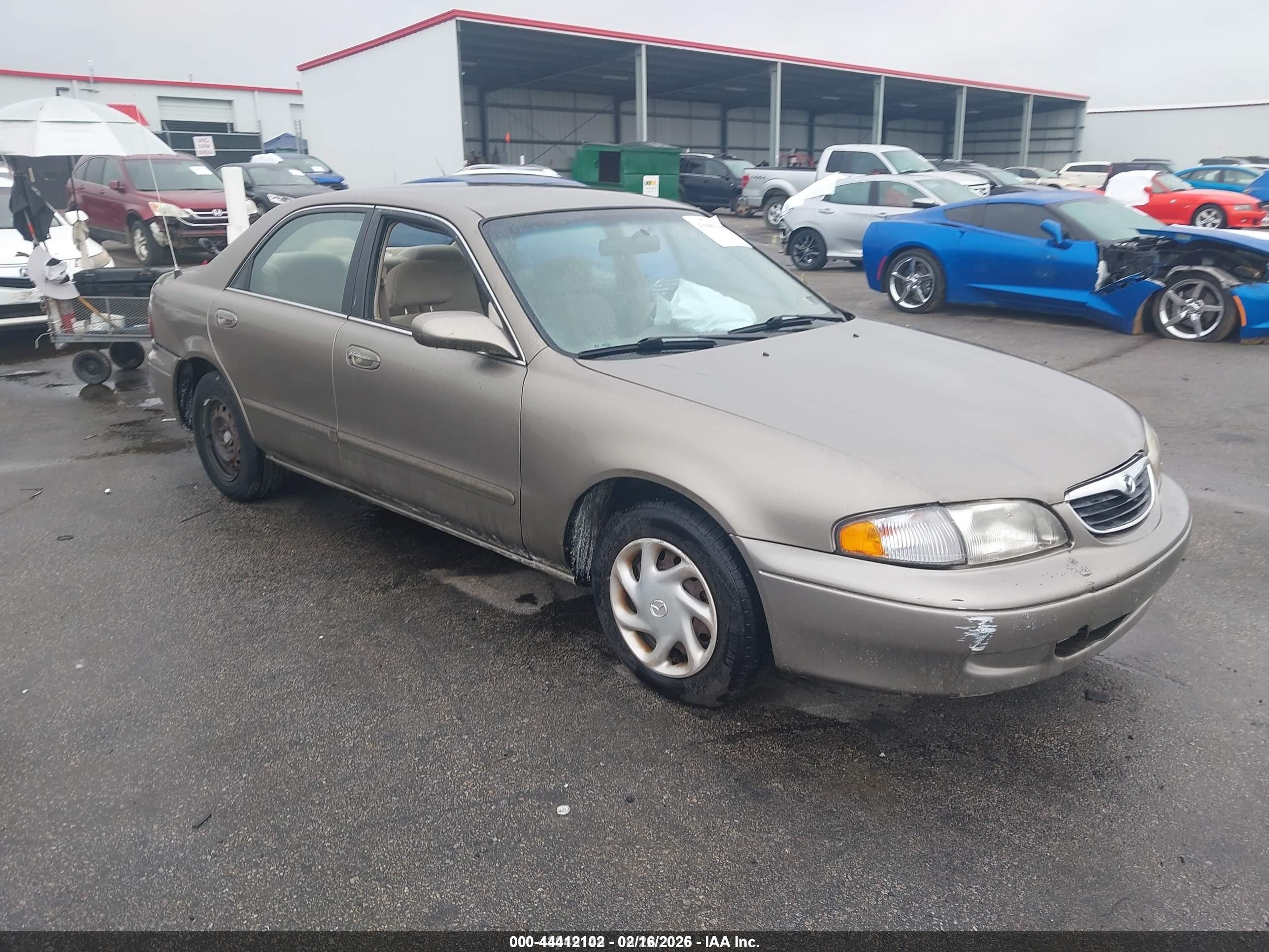 1998 Mazda 626 Dx/lx Gold vin: 1YVGF22CXW5736434