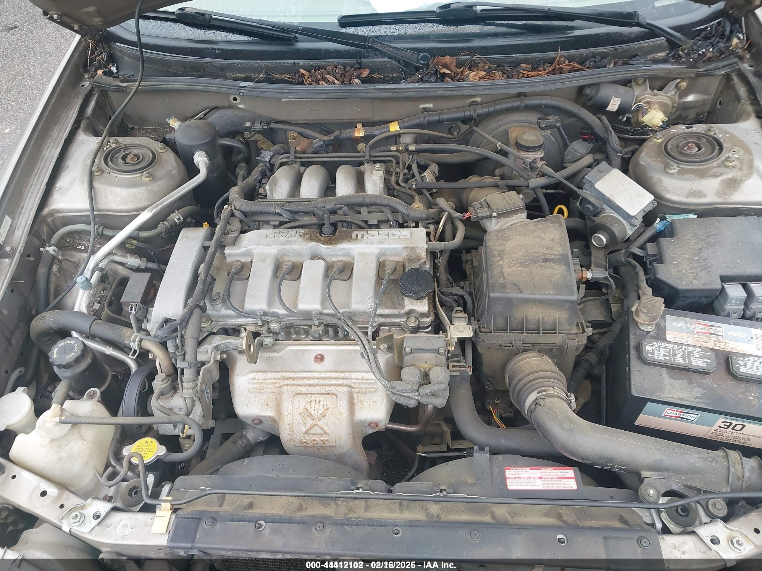 1998 Mazda 626 Dx/lx Gold vin: 1YVGF22CXW5736434