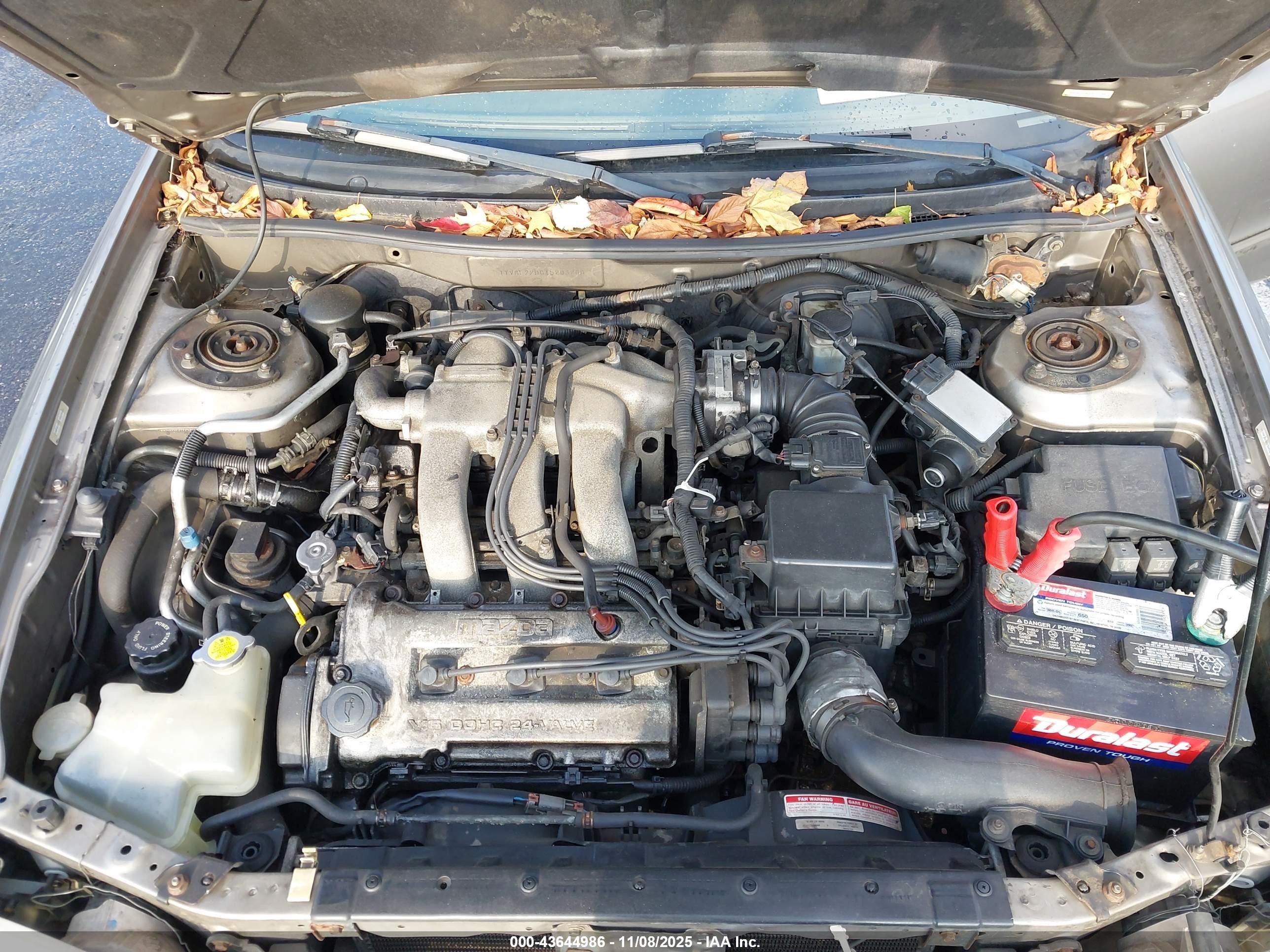 2001 Mazda 626 Es V6/lx V6 Dark Brown vin: 1YVGF22D015203266