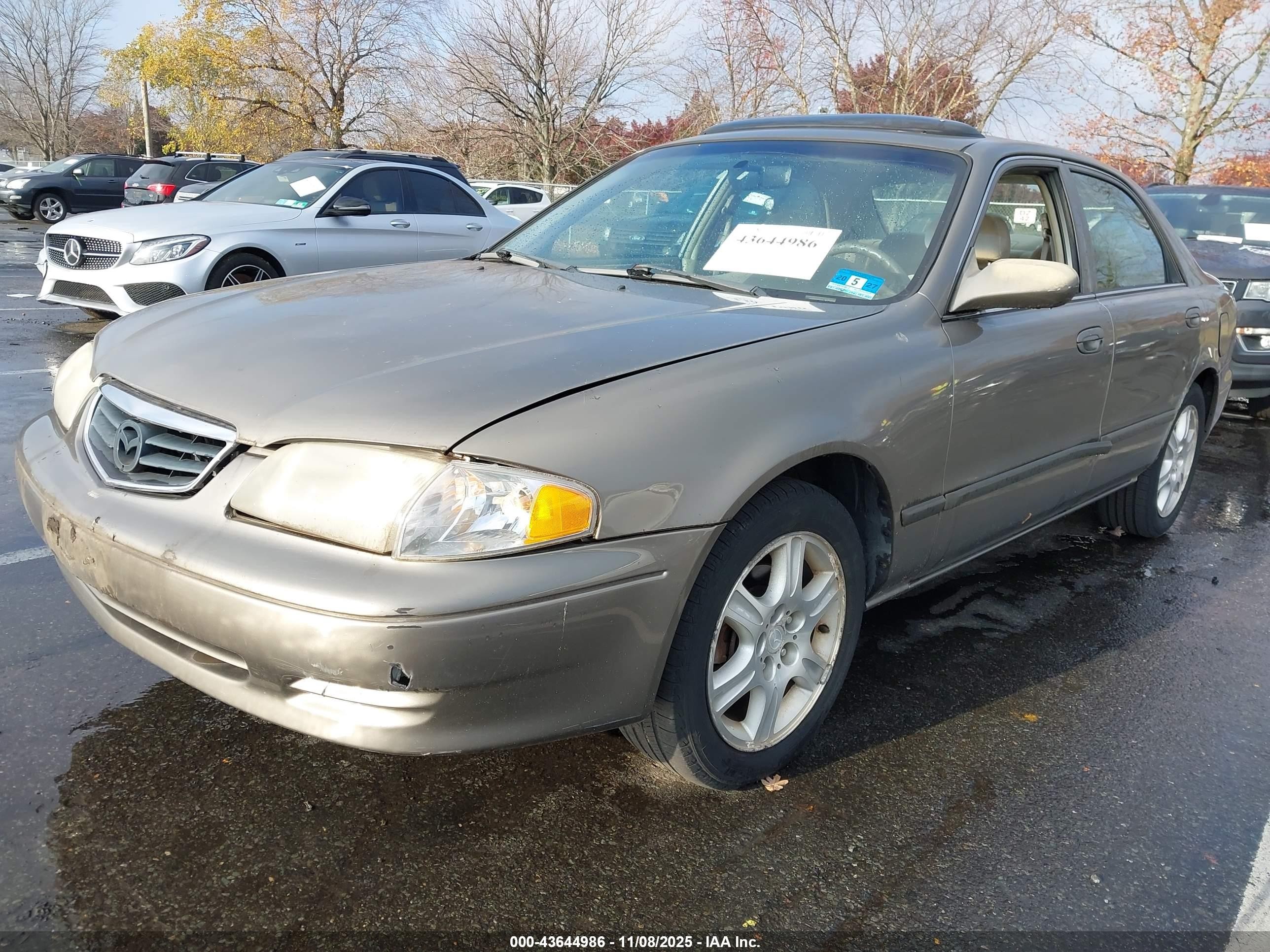 2001 Mazda 626 Es V6/lx V6 Dark Brown vin: 1YVGF22D015203266