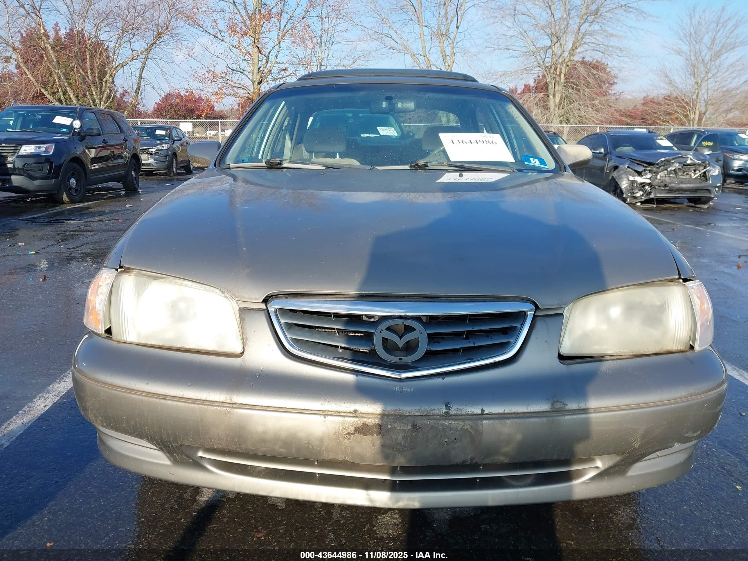 2001 Mazda 626 Es V6/lx V6 Dark Brown vin: 1YVGF22D015203266