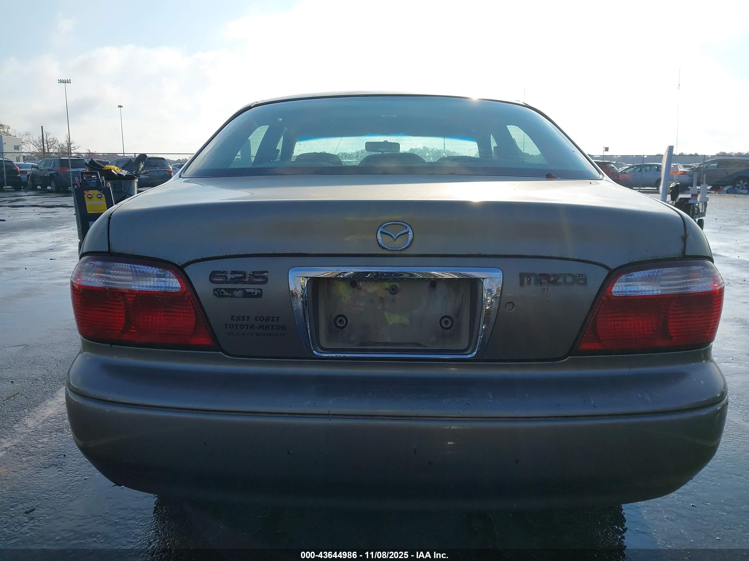 2001 Mazda 626 Es V6/lx V6 Dark Brown vin: 1YVGF22D015203266