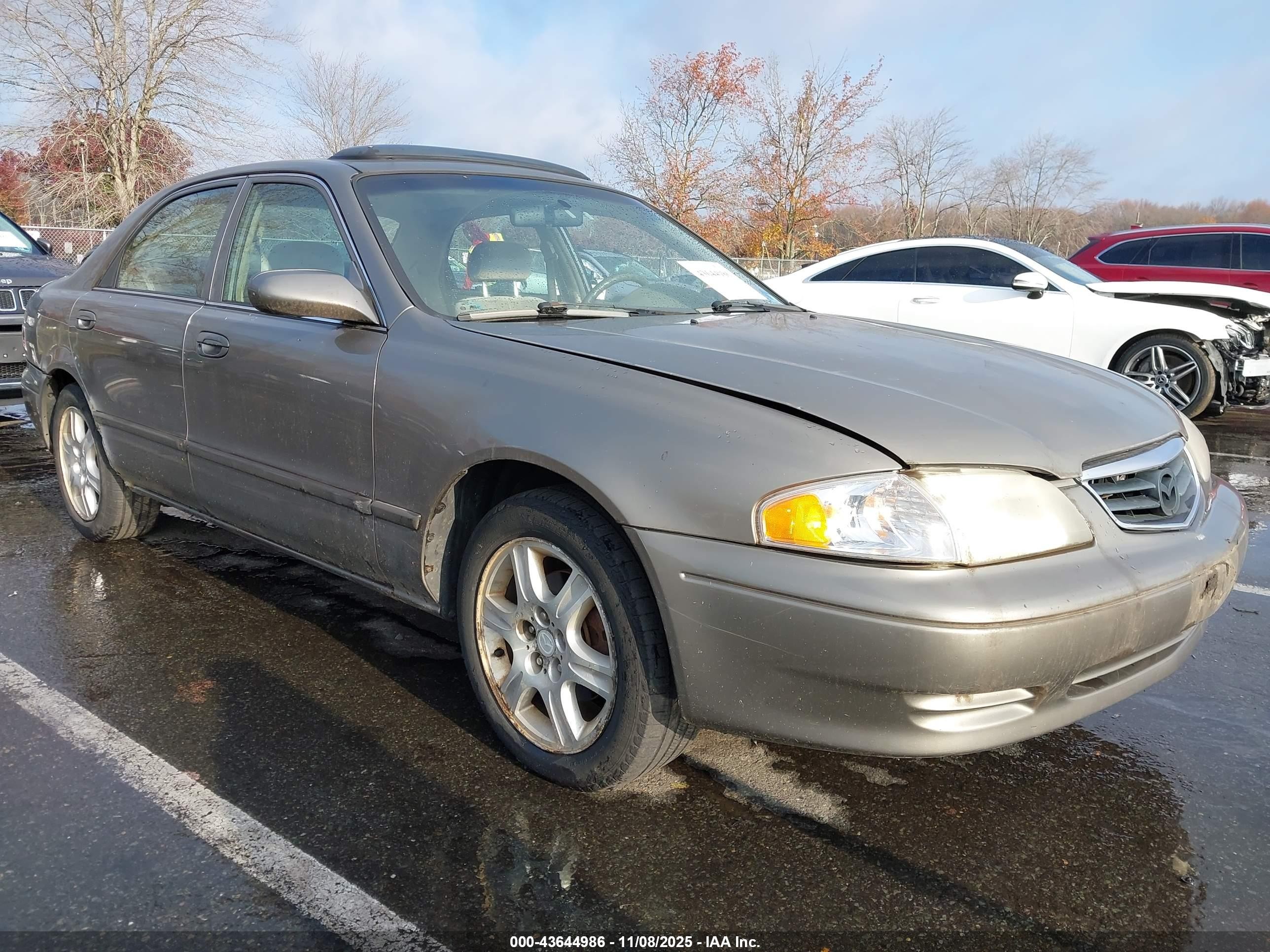 2001 Mazda 626 Es V6/lx V6 Dark Brown vin: 1YVGF22D015203266