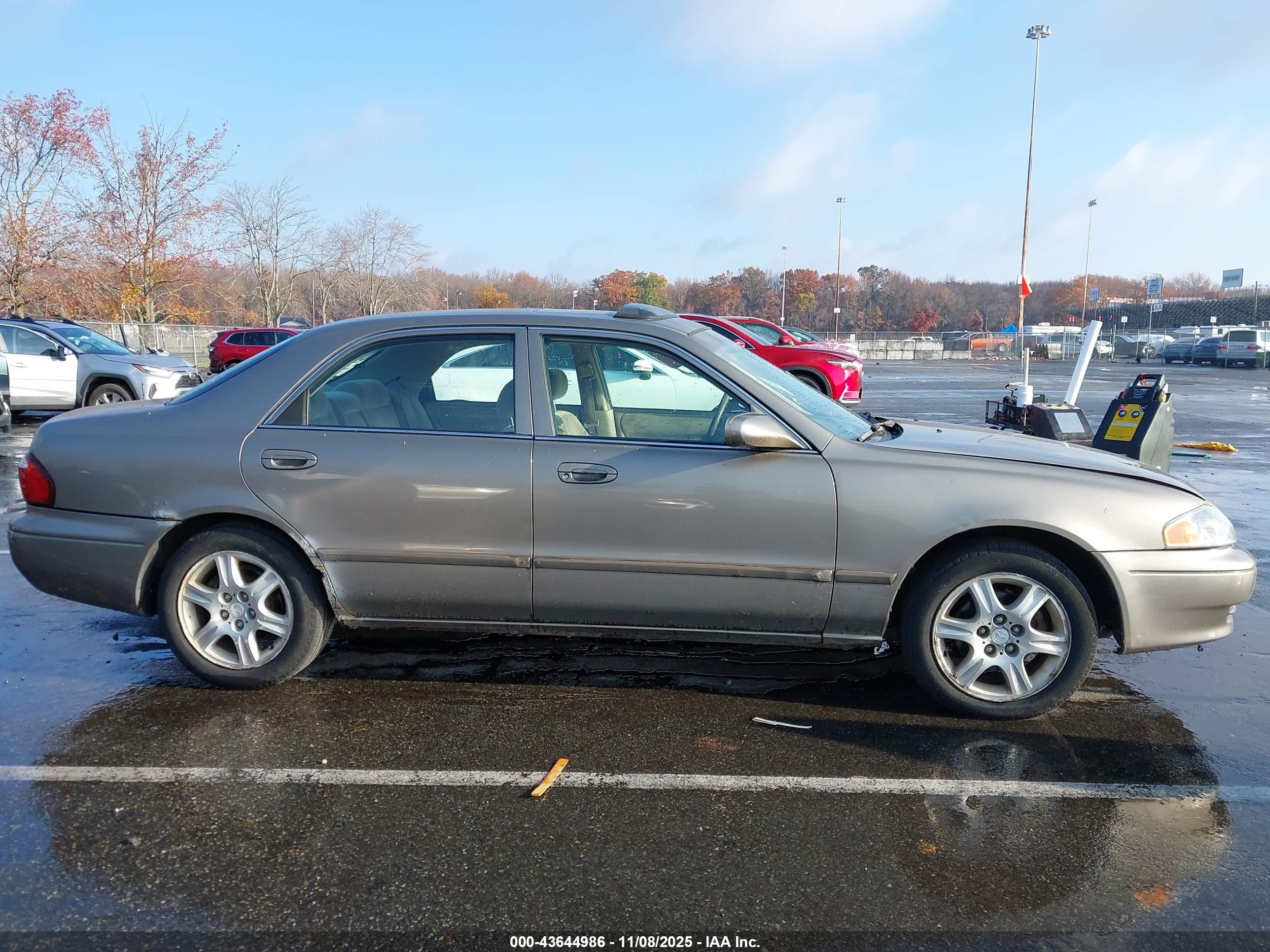 2001 Mazda 626 Es V6/lx V6 Dark Brown vin: 1YVGF22D015203266