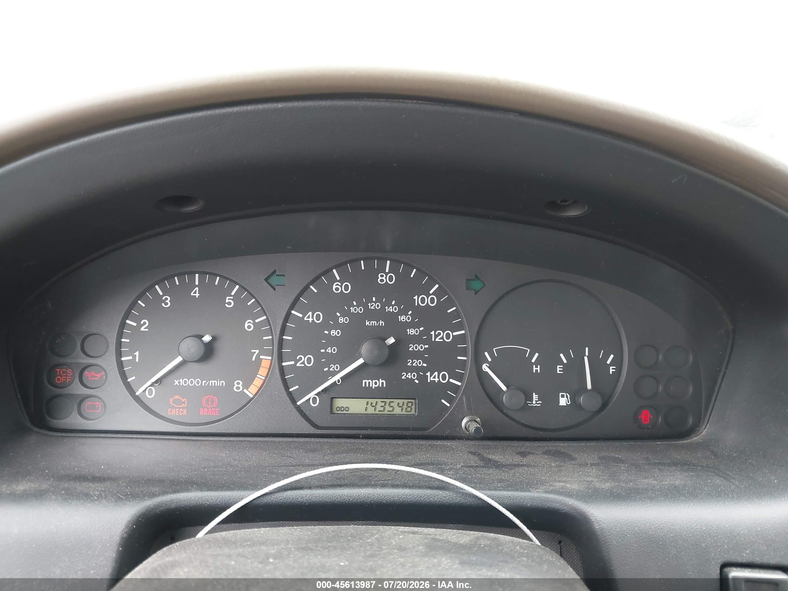 1998 Mazda 626 Es V6/lx V6 Brown vin: 1YVGF22D3W5759904