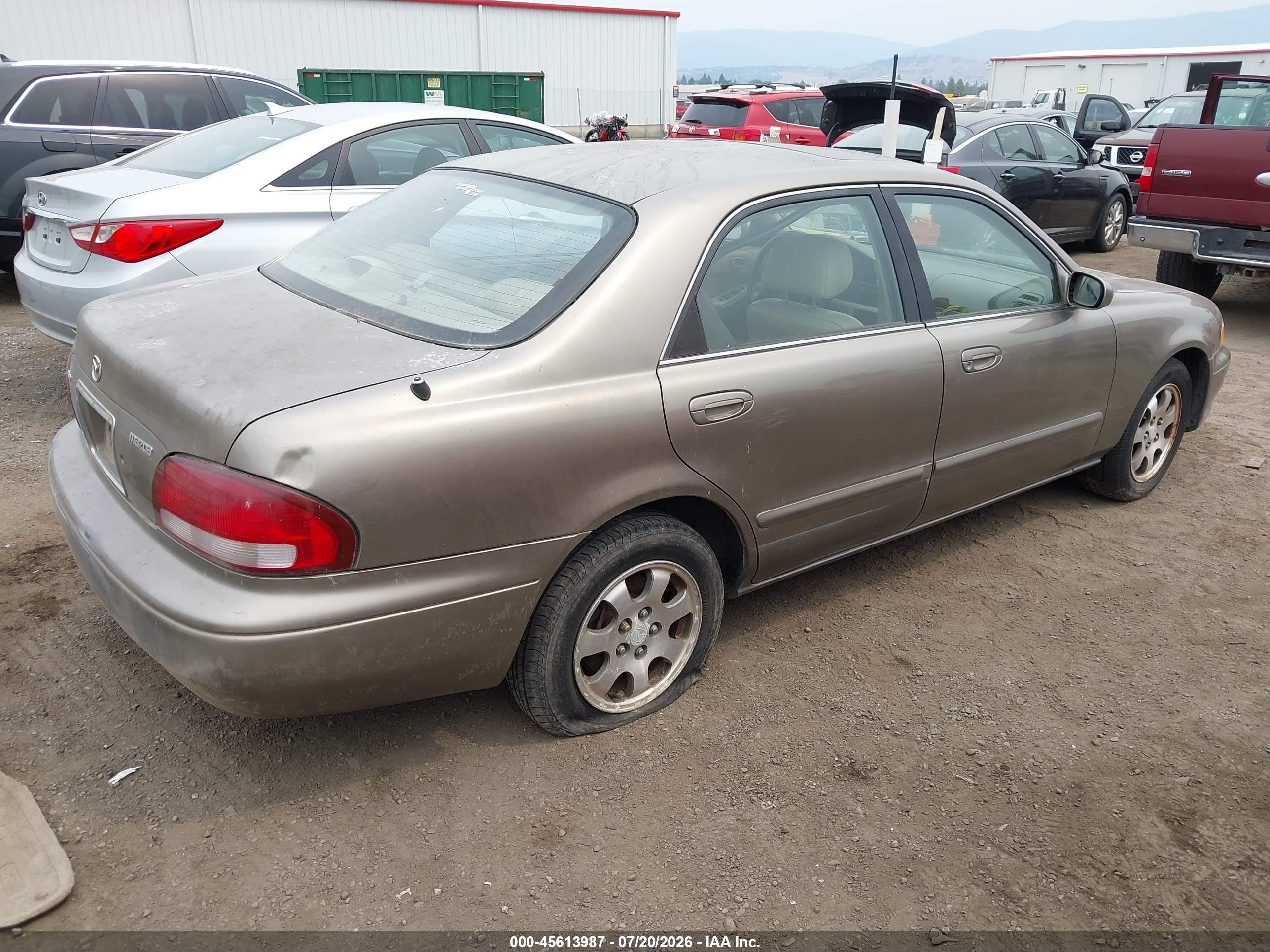 1998 Mazda 626 Es V6/lx V6 Brown vin: 1YVGF22D3W5759904