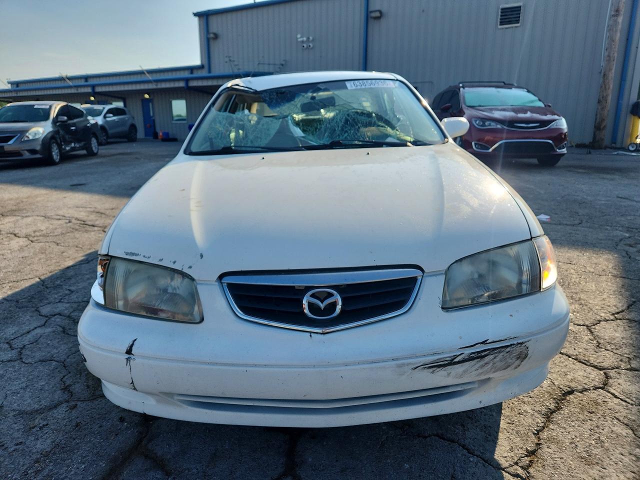 2000 Mazda 626 Es White vin: 1YVGF22D3Y5179054
