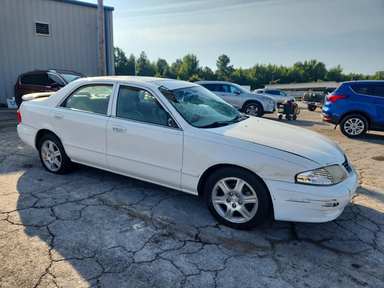 2000 Mazda 626 Es White vin: 1YVGF22D3Y5179054