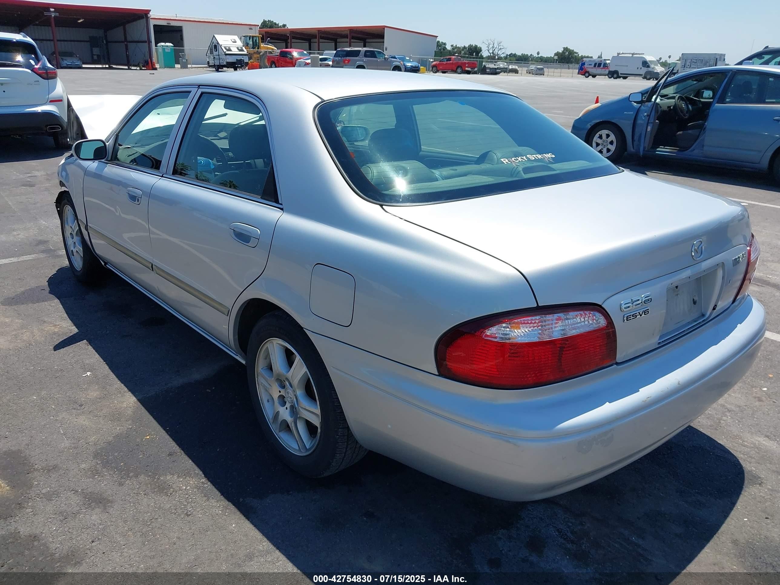 2001 Mazda 626 Es V6/lx V6 Silver vin: 1YVGF22D615204664