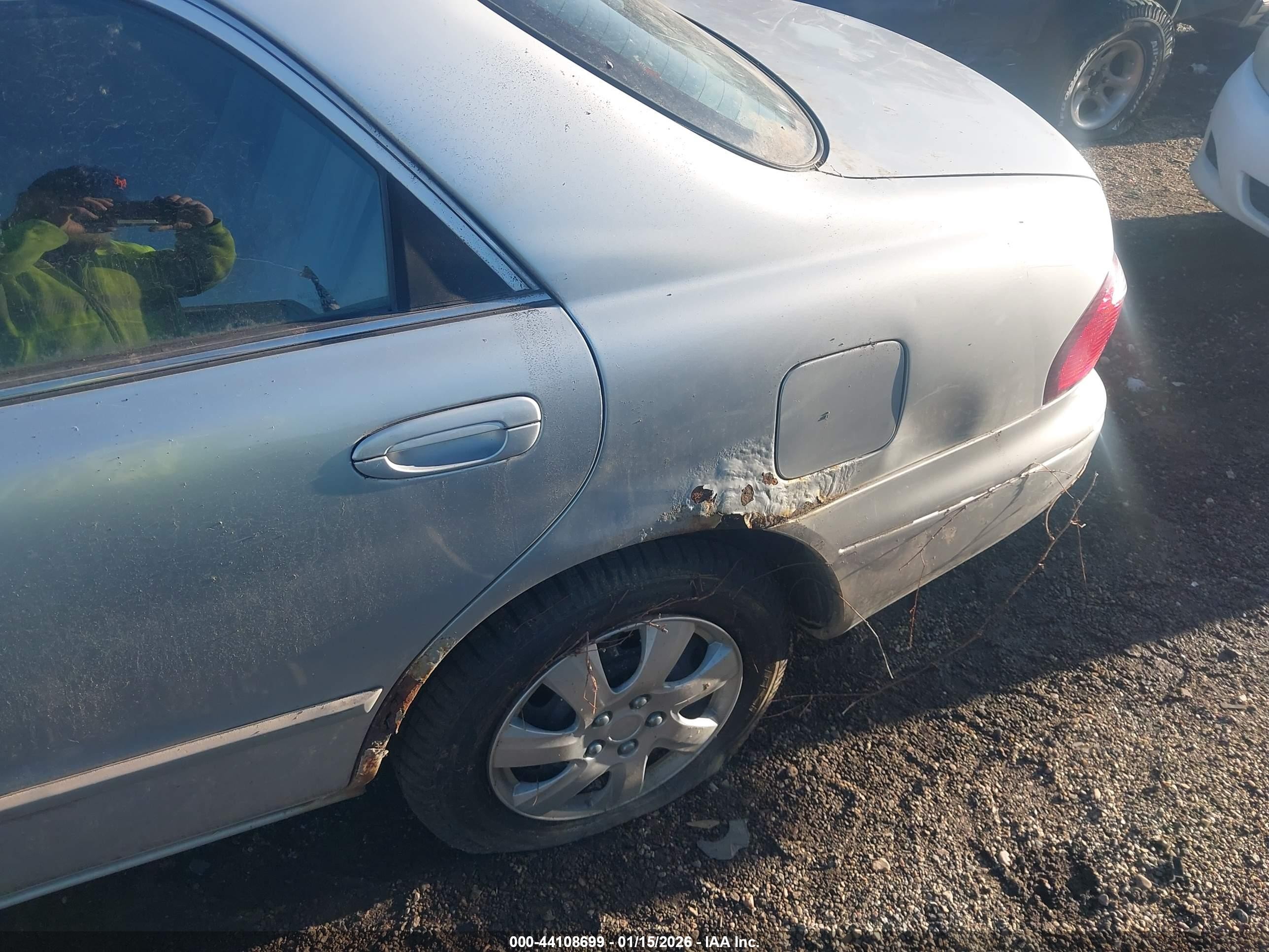 2001 Mazda 626 Es V6/lx V6 Silver vin: 1YVGF22D615212294