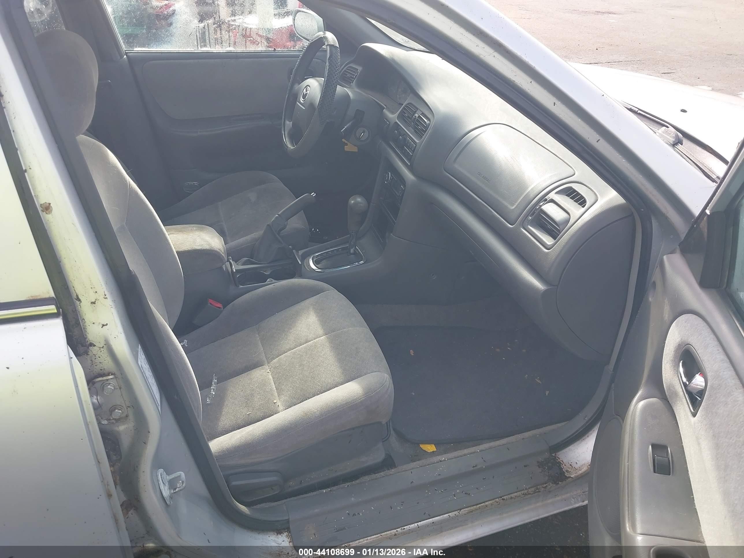 2001 Mazda 626 Es V6/lx V6 Silver vin: 1YVGF22D615212294