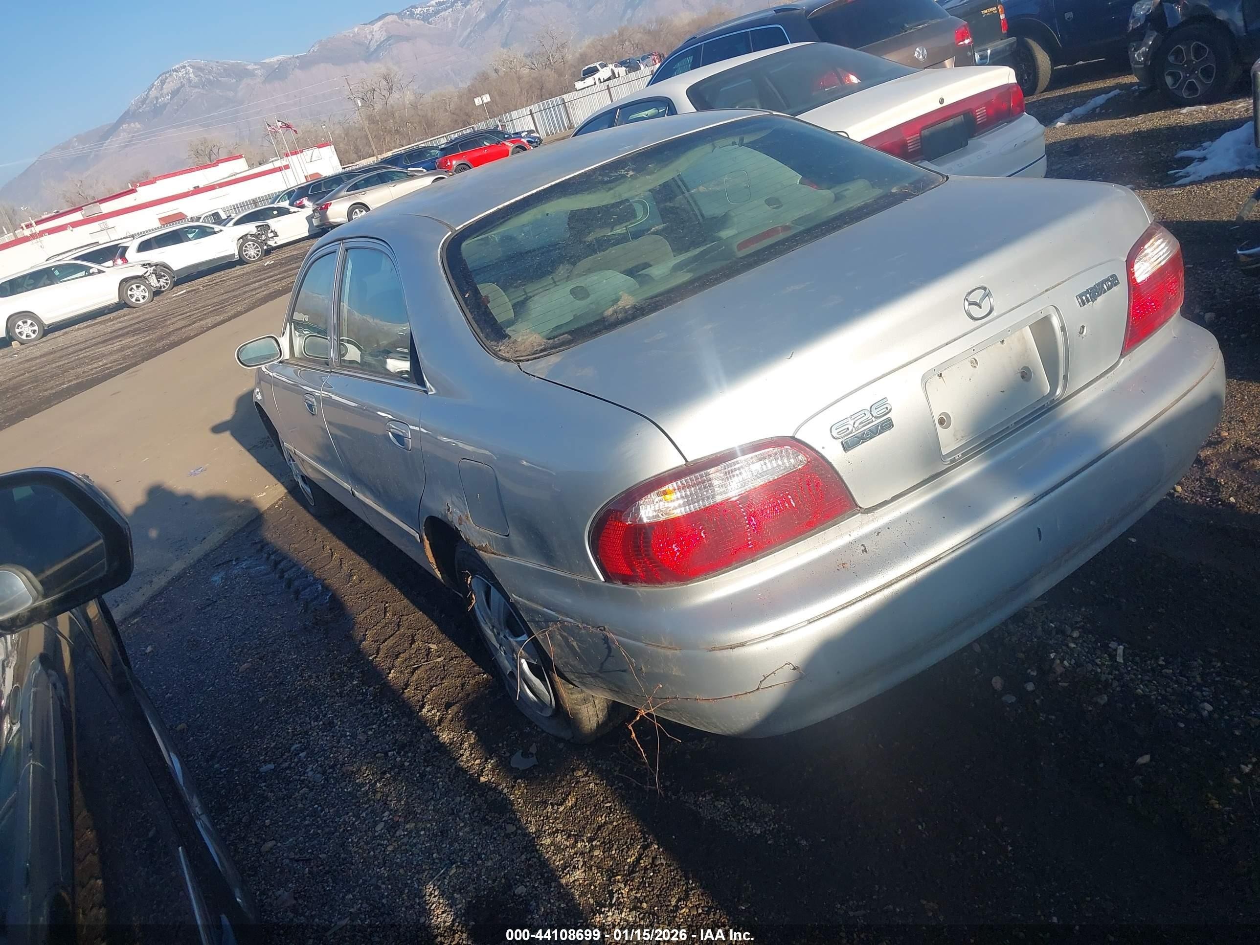 2001 Mazda 626 Es V6/lx V6 Silver vin: 1YVGF22D615212294