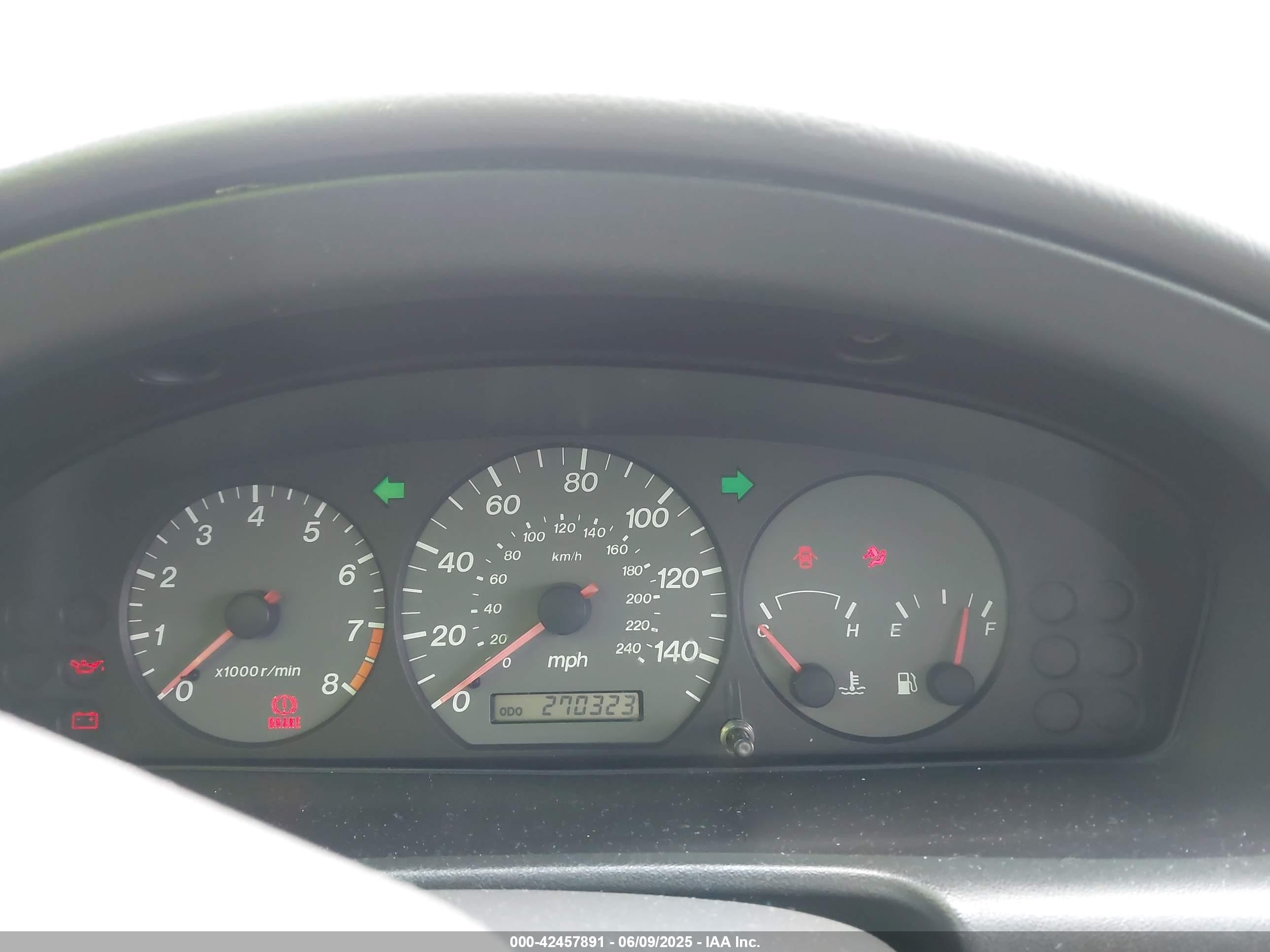 2001 Mazda 626 Es V6/lx V6 Gray vin: 1YVGF22D715247829